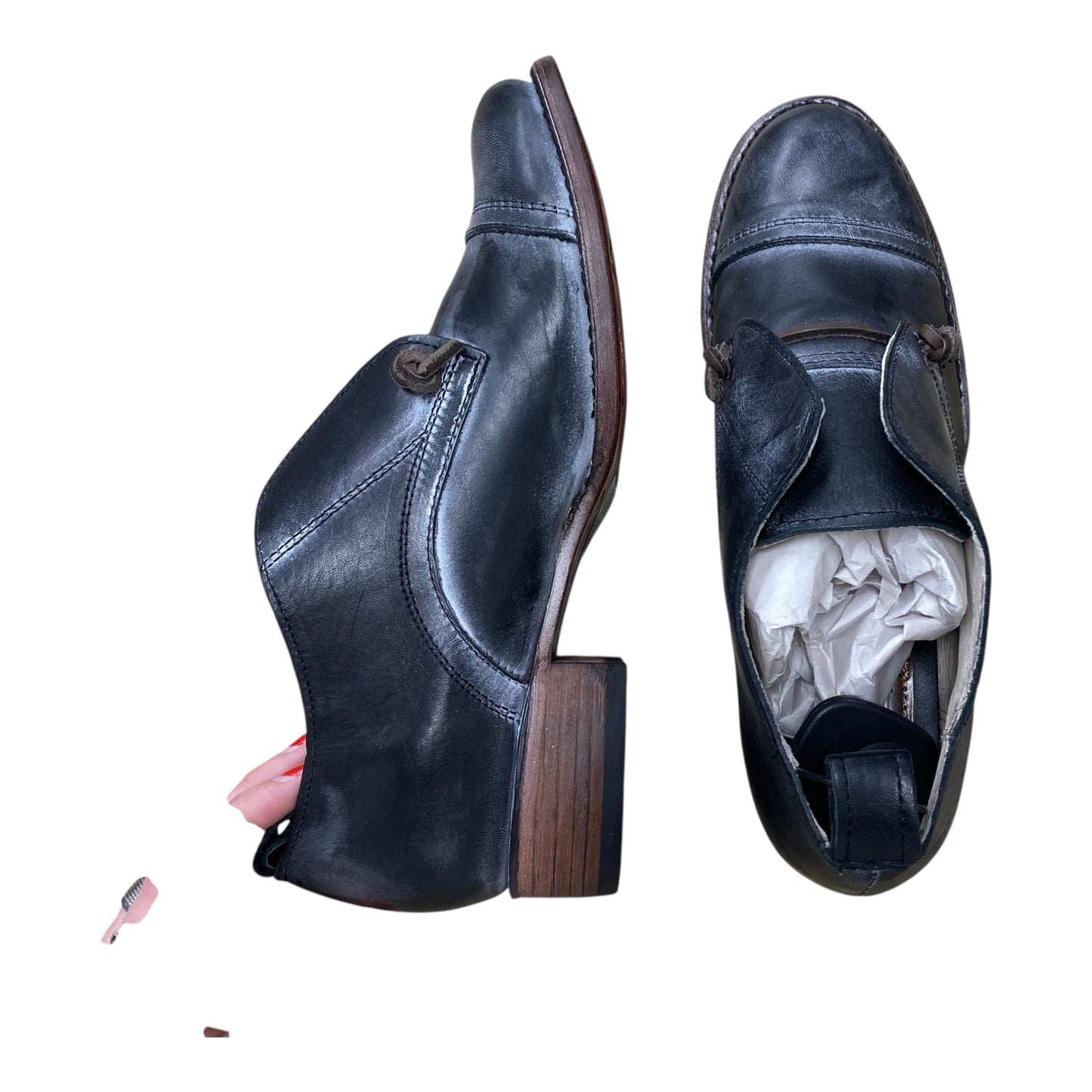 Shoes Flats By Freebird In Black, Size:9