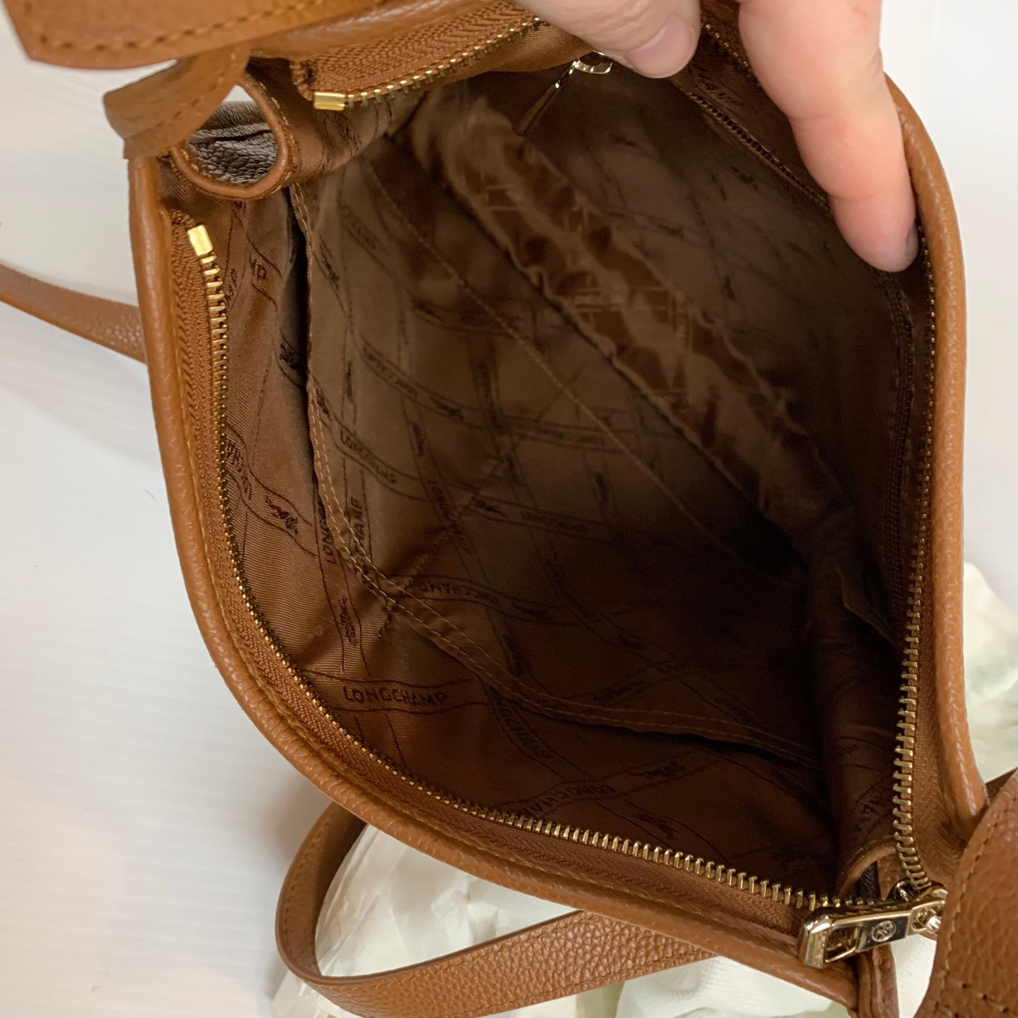 Crossbody Designer By Longchamp, Size: Small