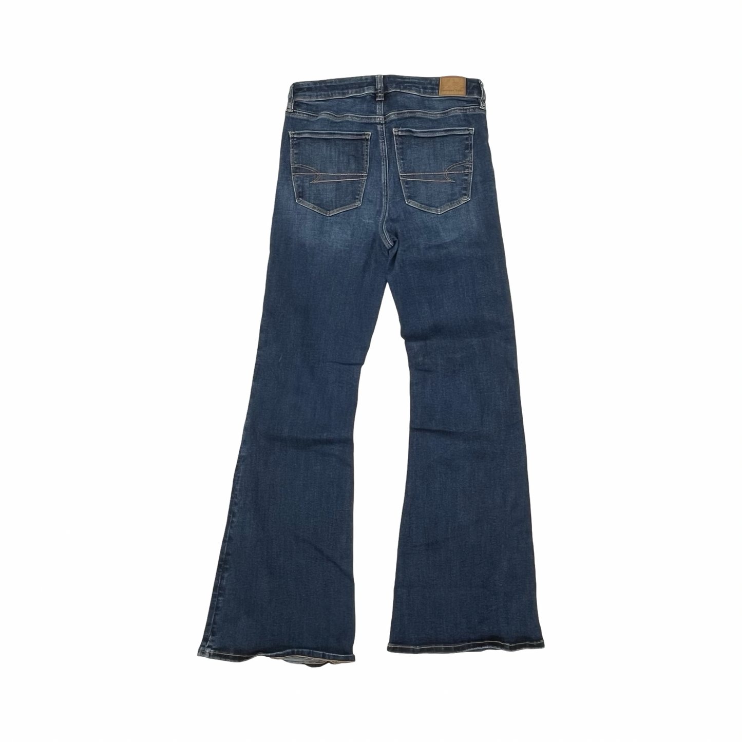 Jeans Flared By American Eagle In Blue Denim, Size:6