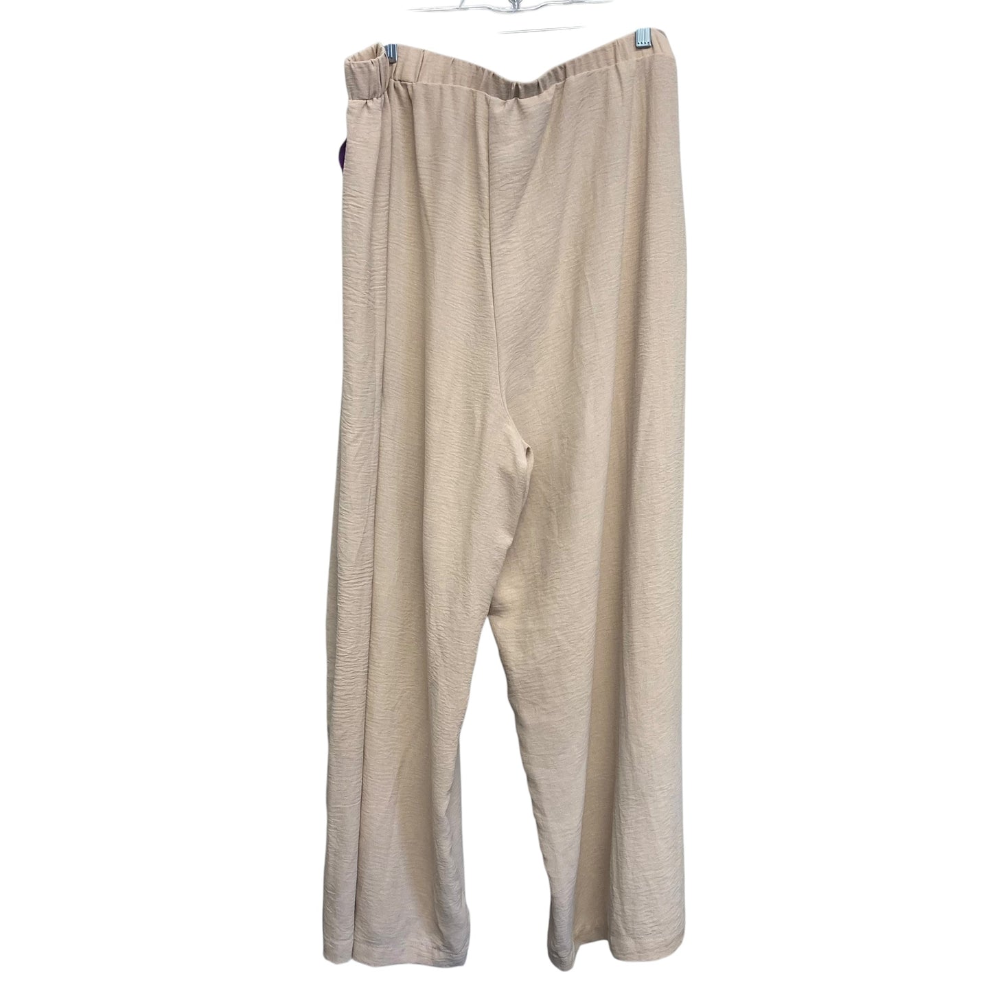 Pants Wide Leg In Tan, Size:26