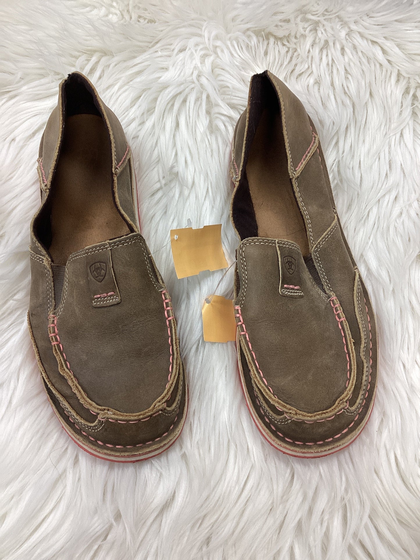 Shoes Flats By Ariat In Brown, Size:9.5