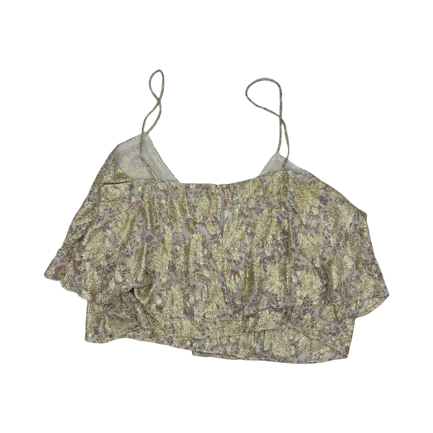 Tank Top By Mng In Gold, Size:Xxl