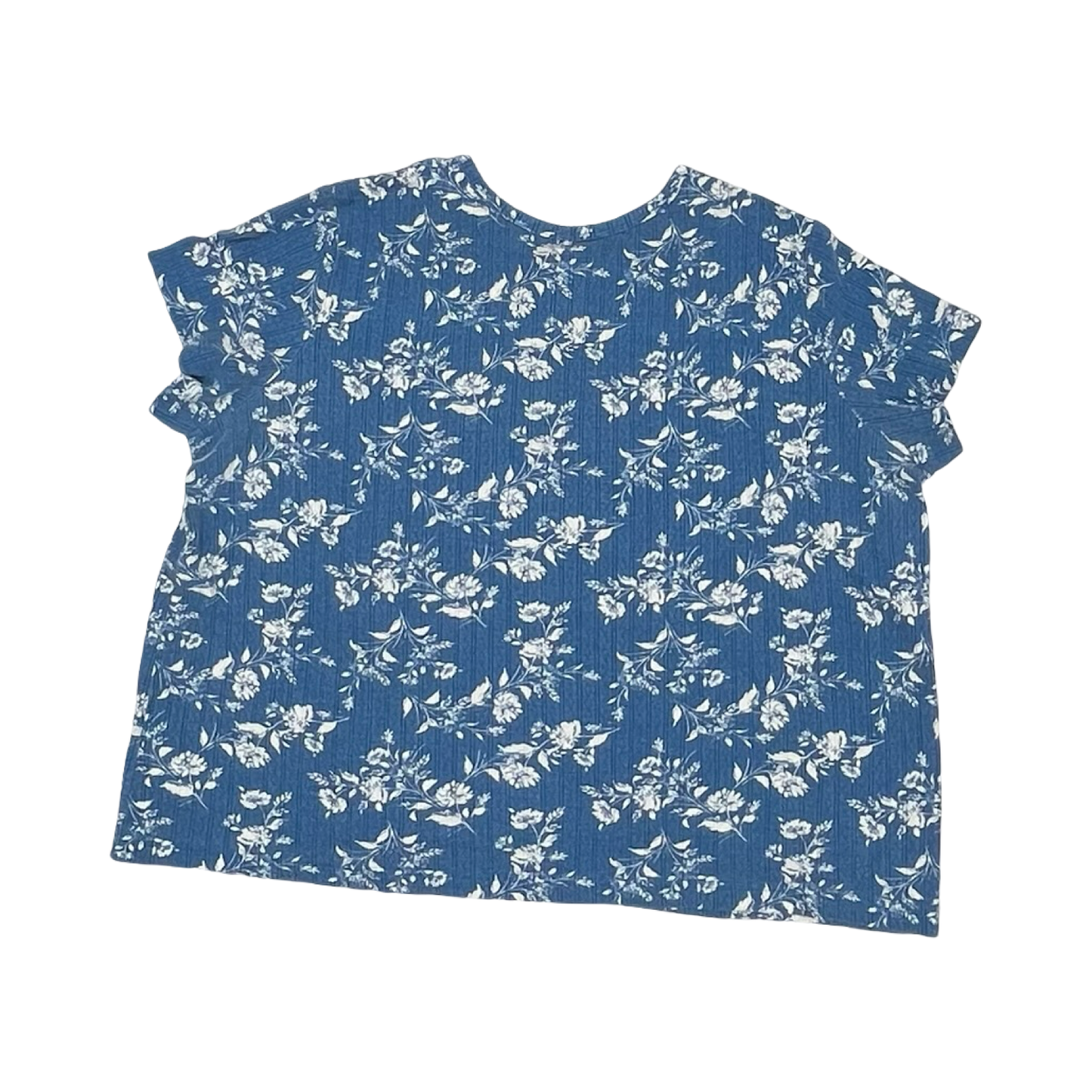 Top Ss By Blair In Blue & White, Size:3X