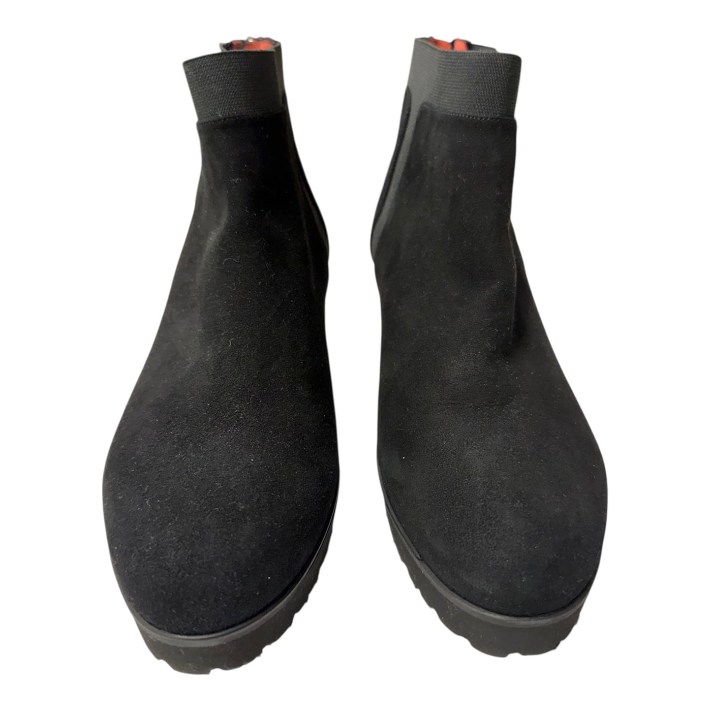 Boots Ankle Flats By pas ole zouge In Black, Size:8