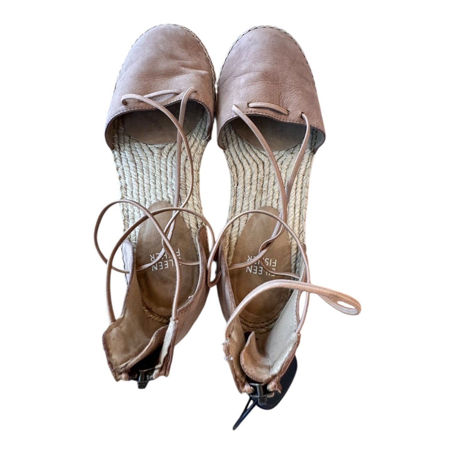 Shoes Designer By Eileen Fisher In Peach, Size:8.5