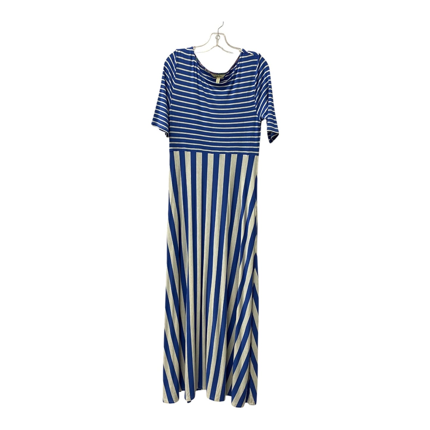 Dress Casual Maxi By Matilda Jane In Blue & White, Size:M