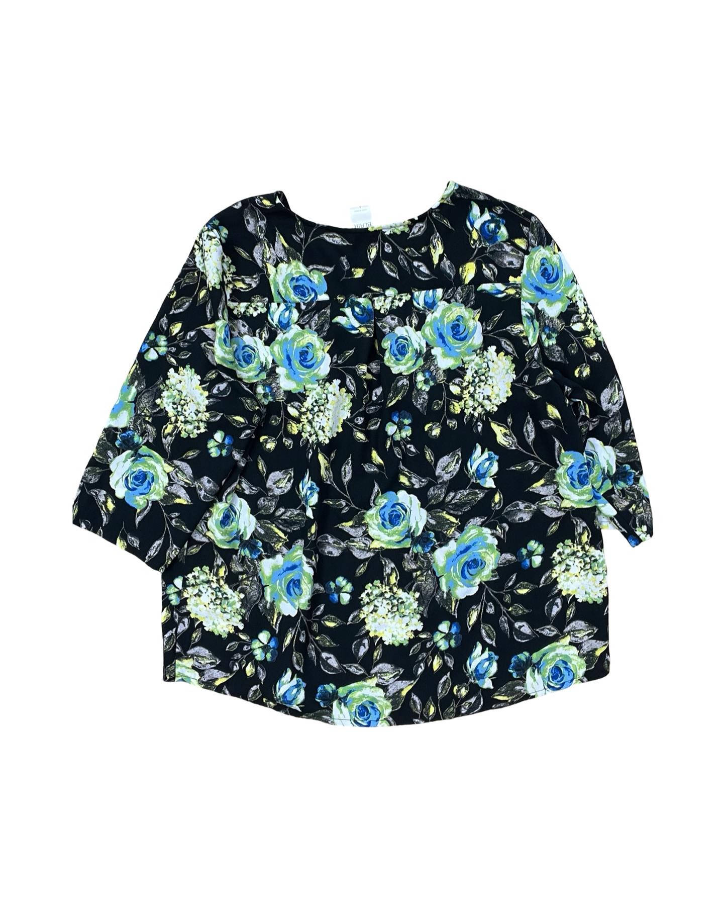 Top Ls By Blair In Black & Green, Size:L