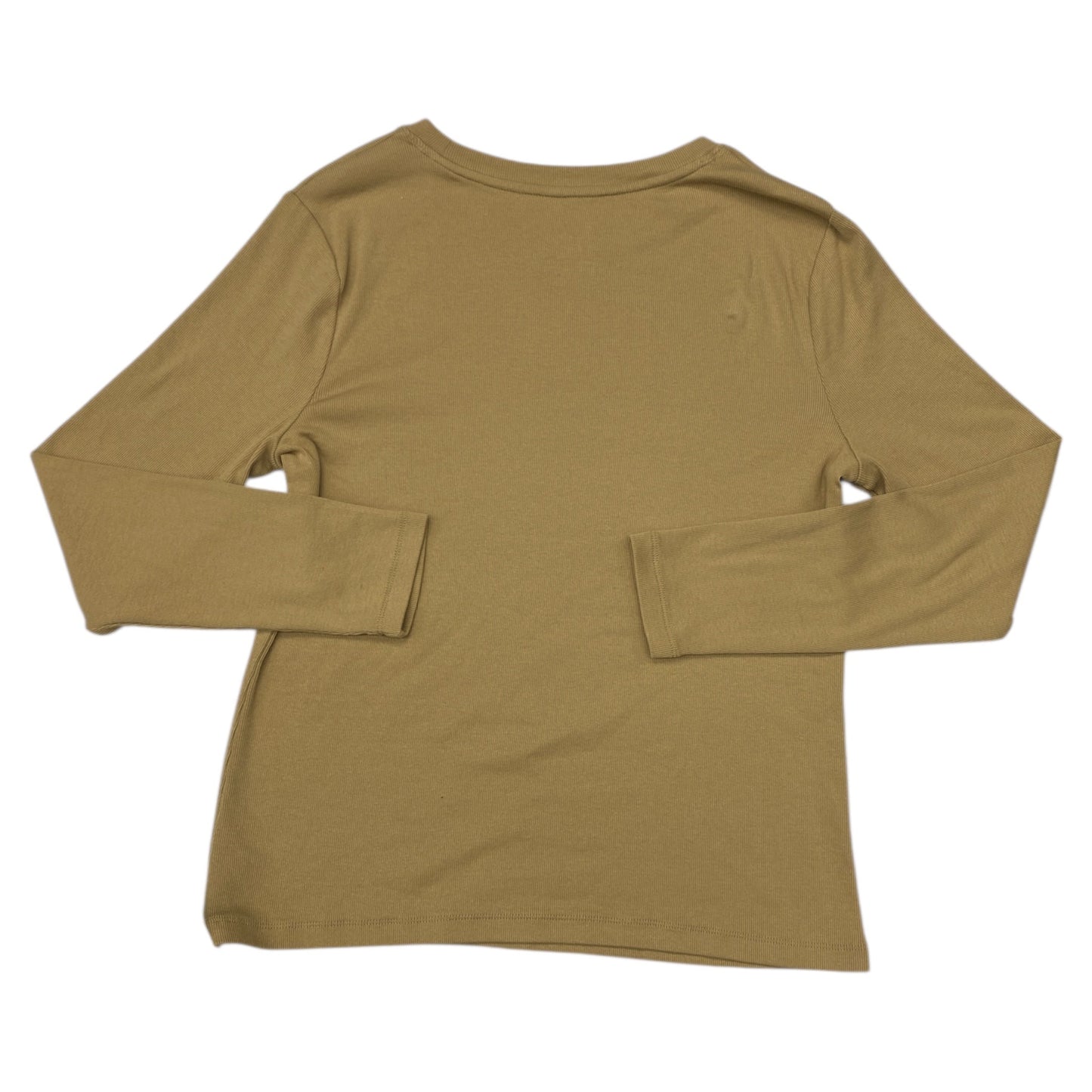 Top Ls Basic By A New Day In Tan, Size:L