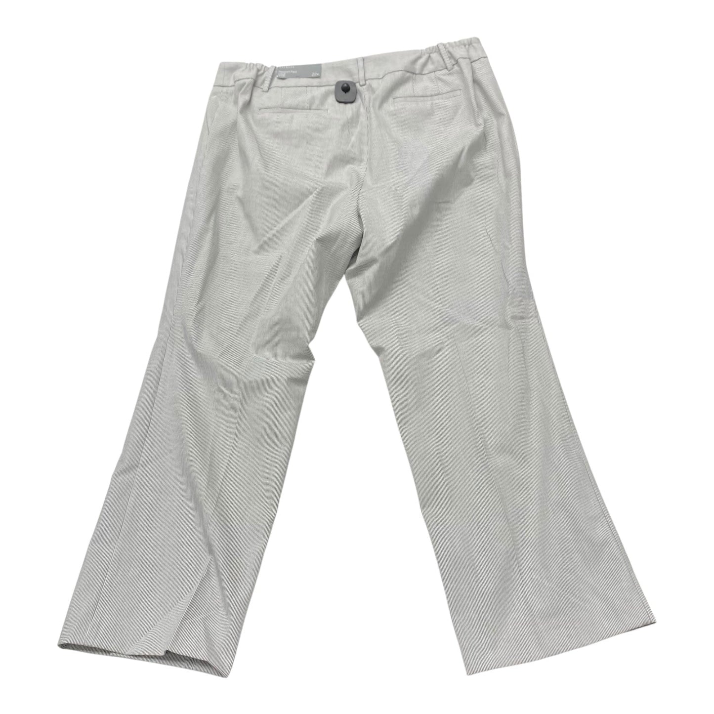 Pants Dress By Talbots In Striped Pattern, Size:22