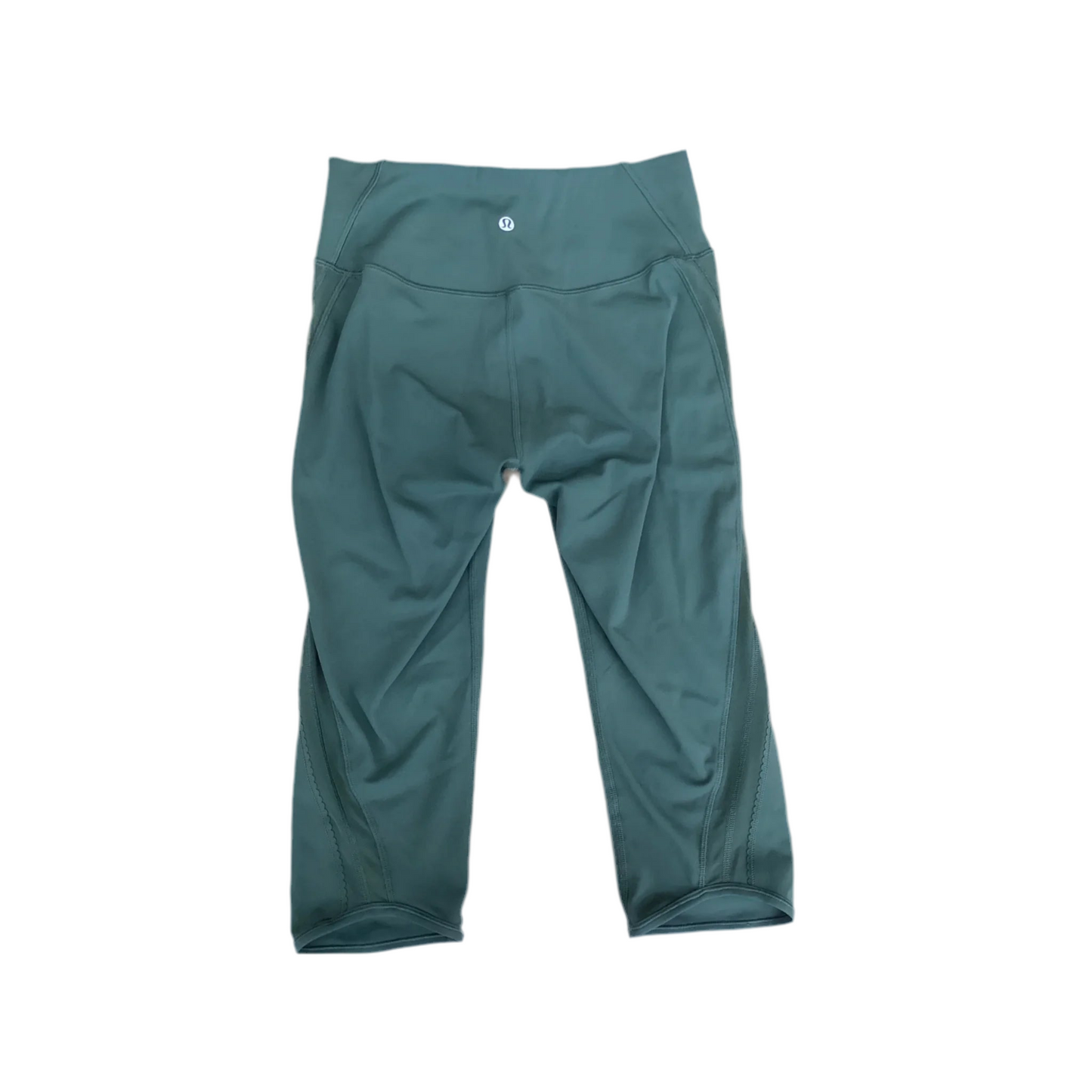 Athletic Capris By Lululemon In Green, Size: 6