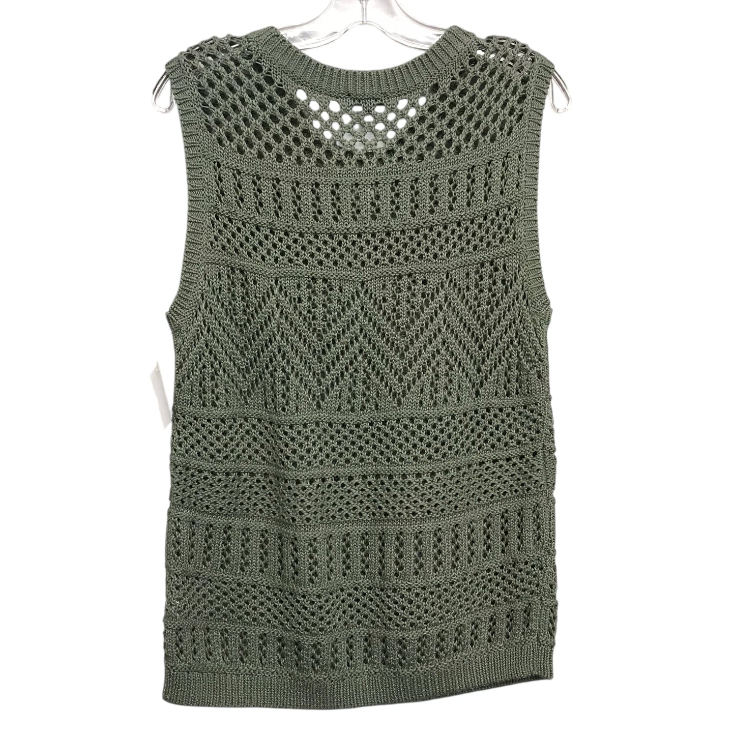 VEST SWEATER by TALBOTS in GREEN, Size:S