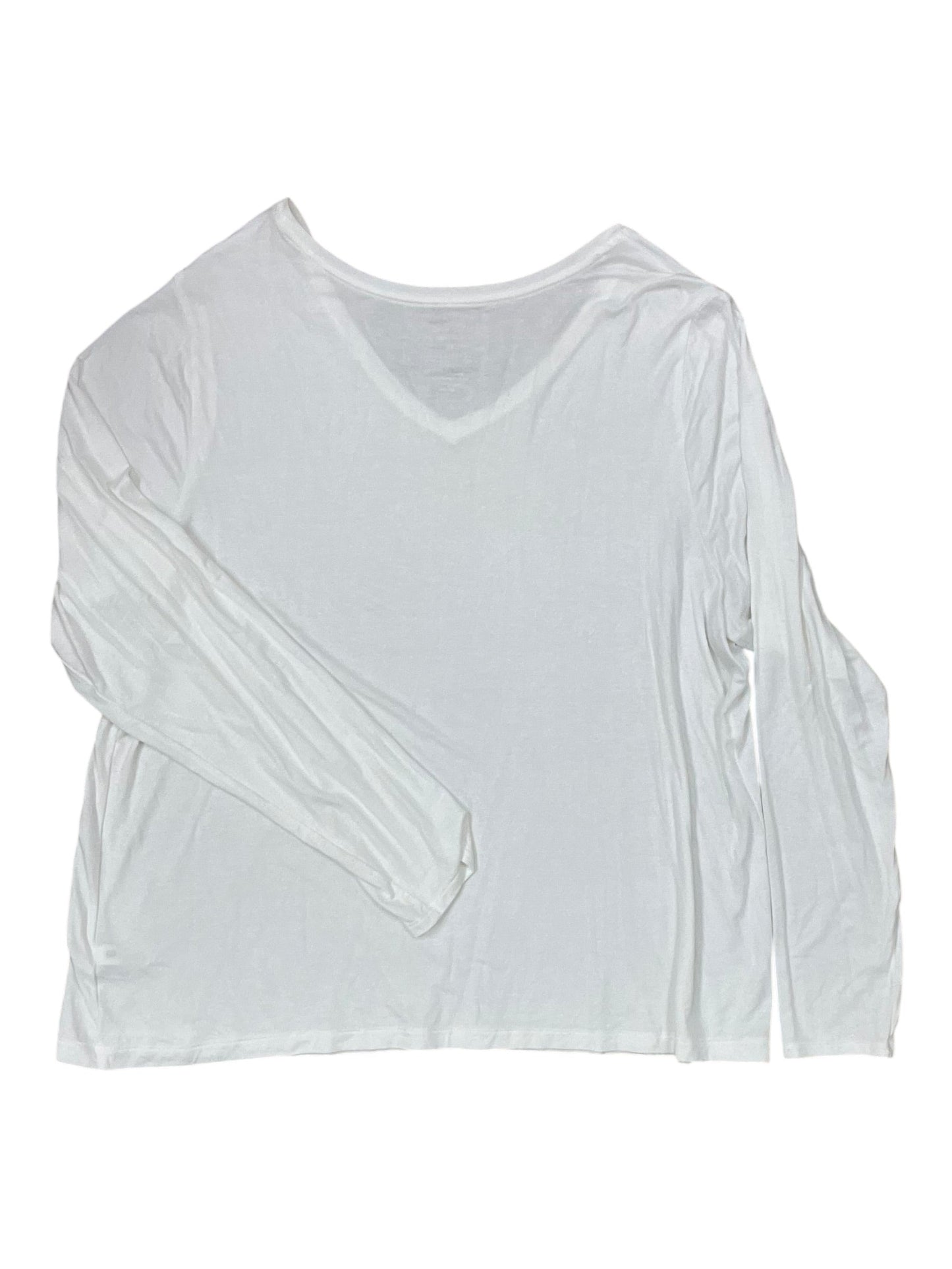 Top Ls Basic By Nine West In White, Size:1X
