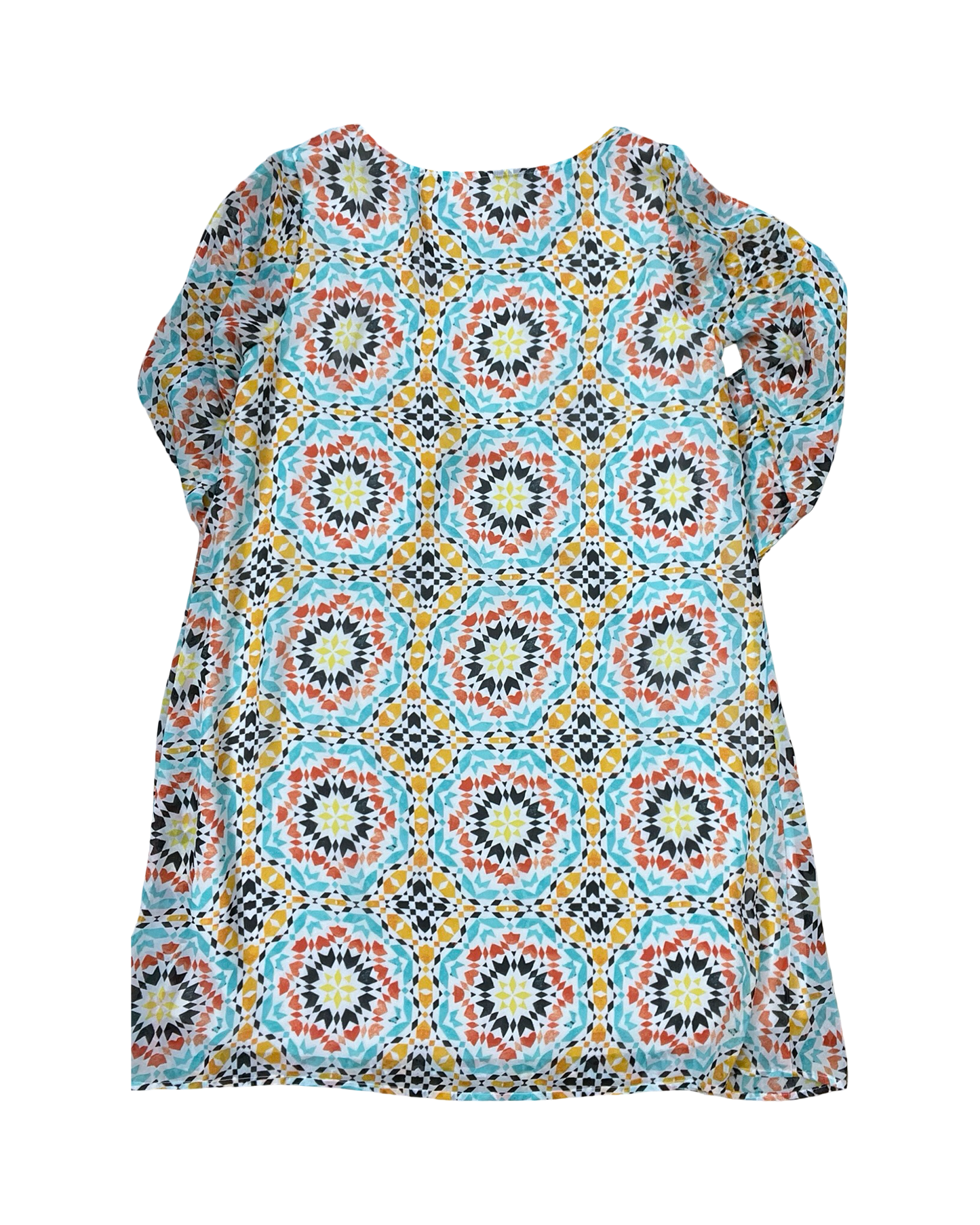 Dress Casual Midi By Tacera In Multi, Size:S