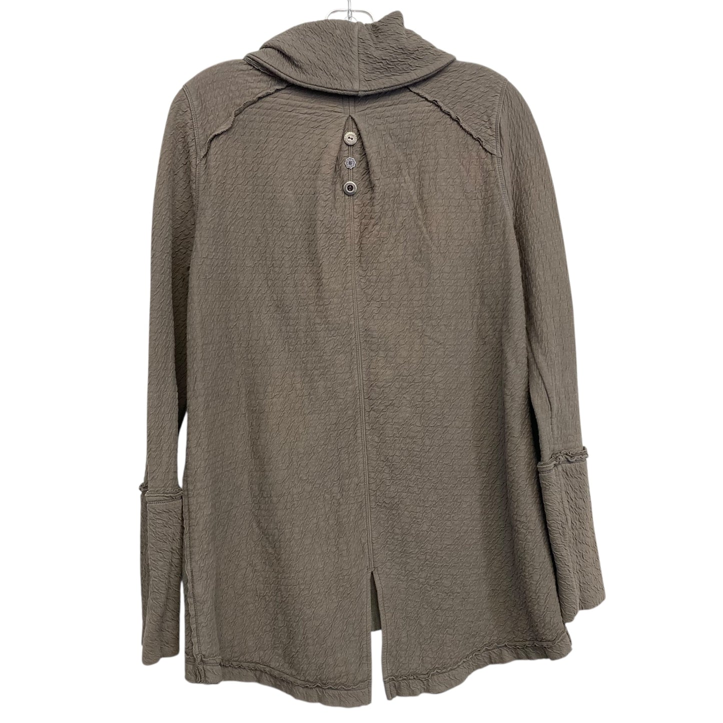 Sweatshirt Collar By Soft Surroundings In Green, Size:M