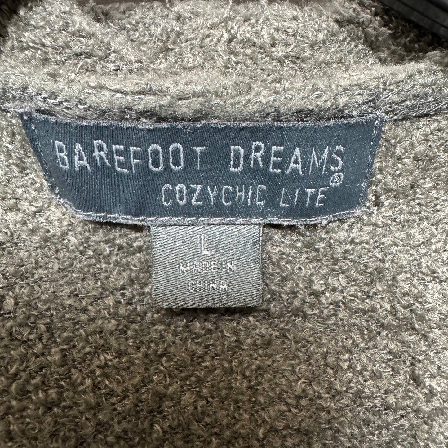 CozyChic Lite Hooded Cardigan Sweater By Barefoot Dreams In Green, Size: L