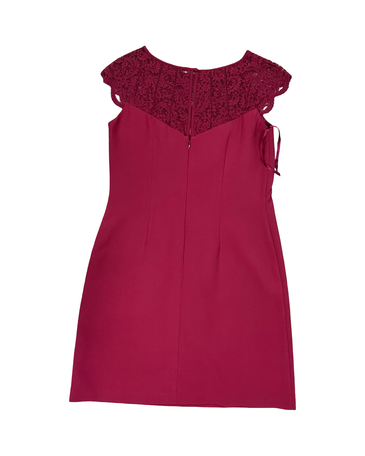 Dress Casual Midi By White House Black Market In Maroon, Size:S