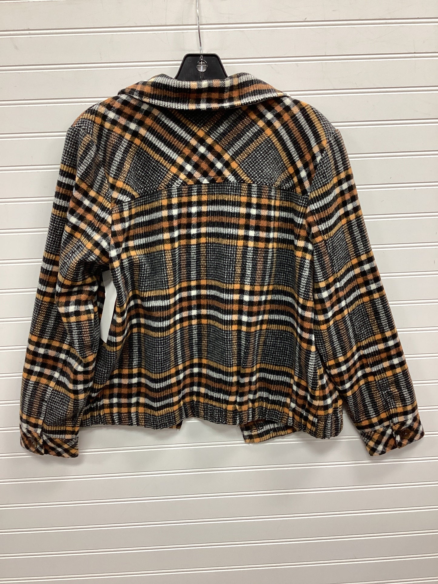 Jacket Fleece By Christopher And Banks In Brown, Size:Mp