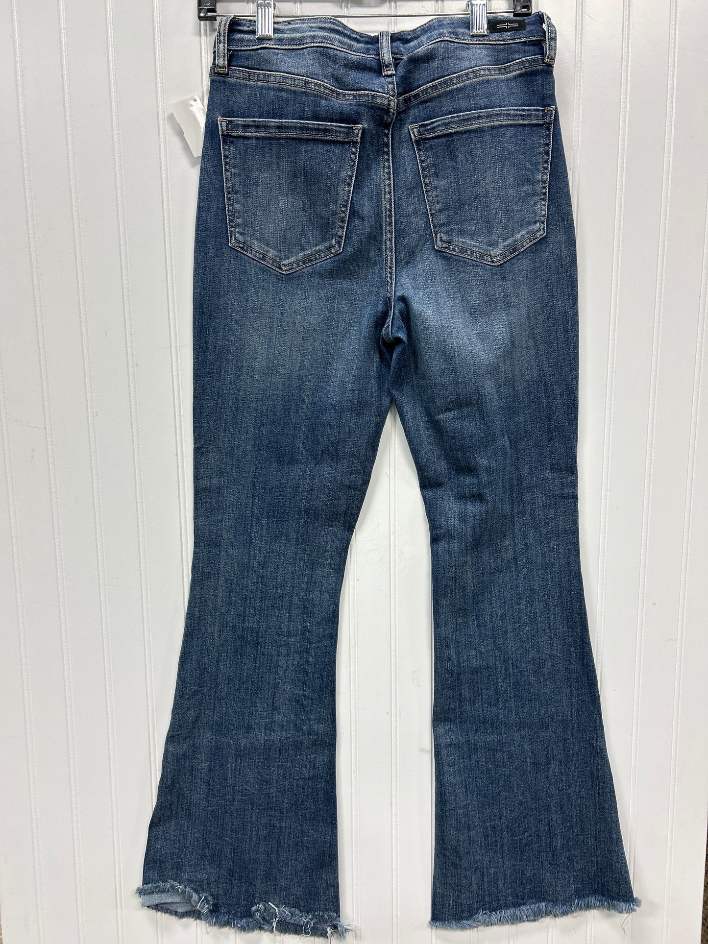 Jeans Flared By Liverpool In Blue Denim, Size:6