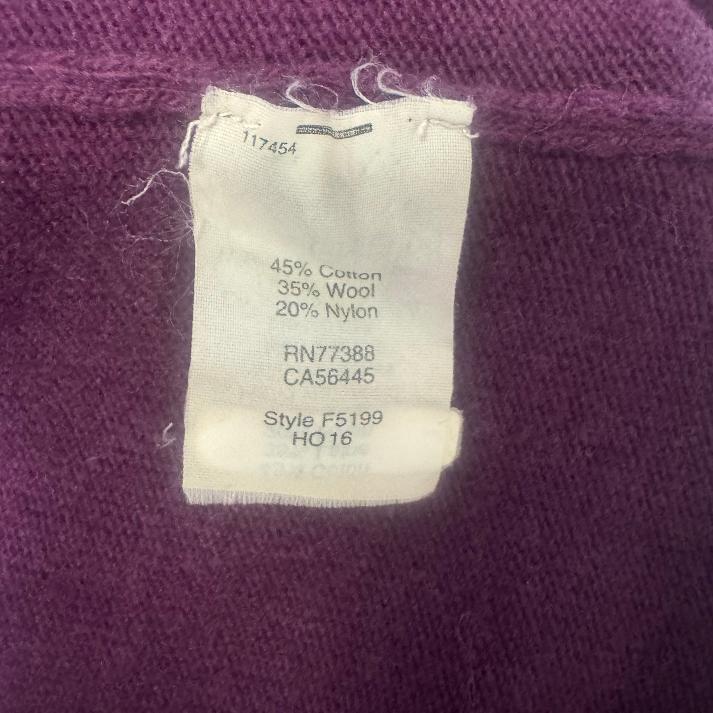 Sweater By J. Crew In Purple, Size: L