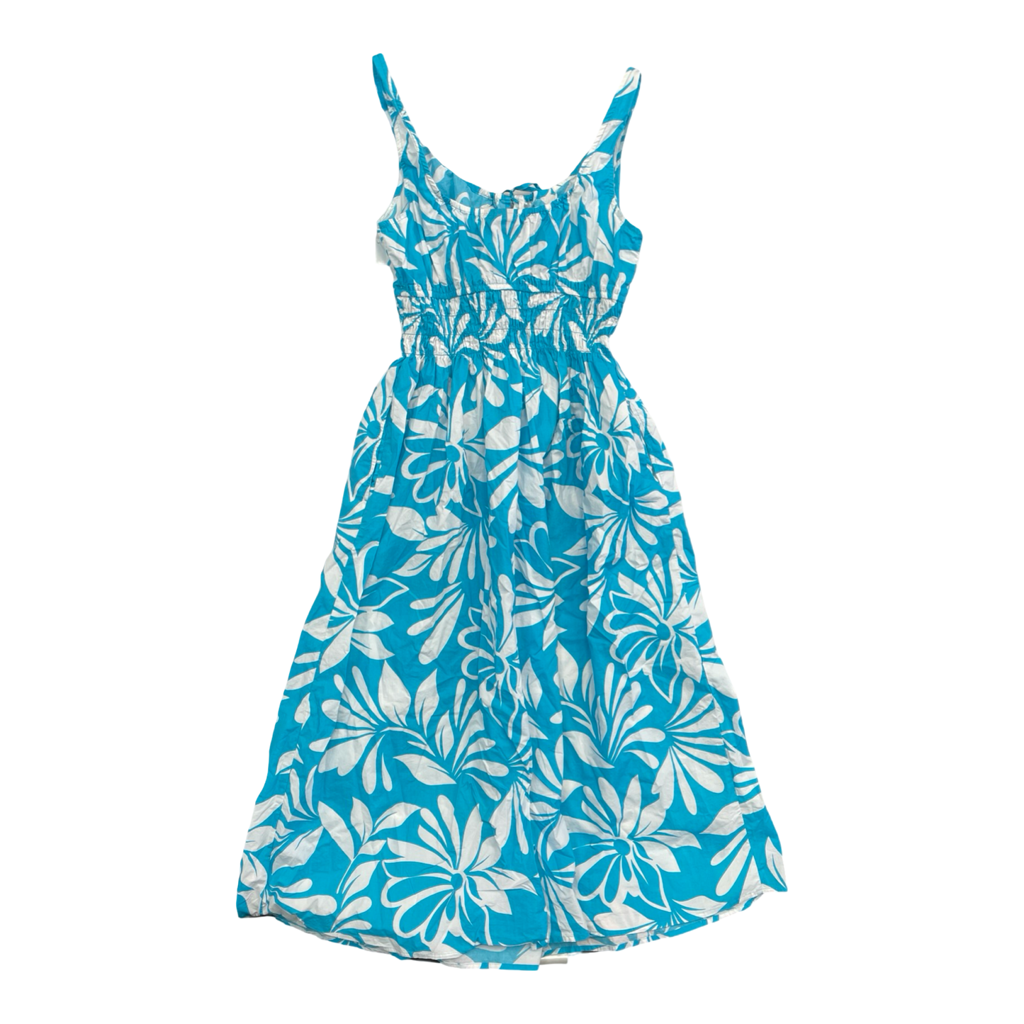 Dress Casual Maxi By Gap In Blue & White, Size:M