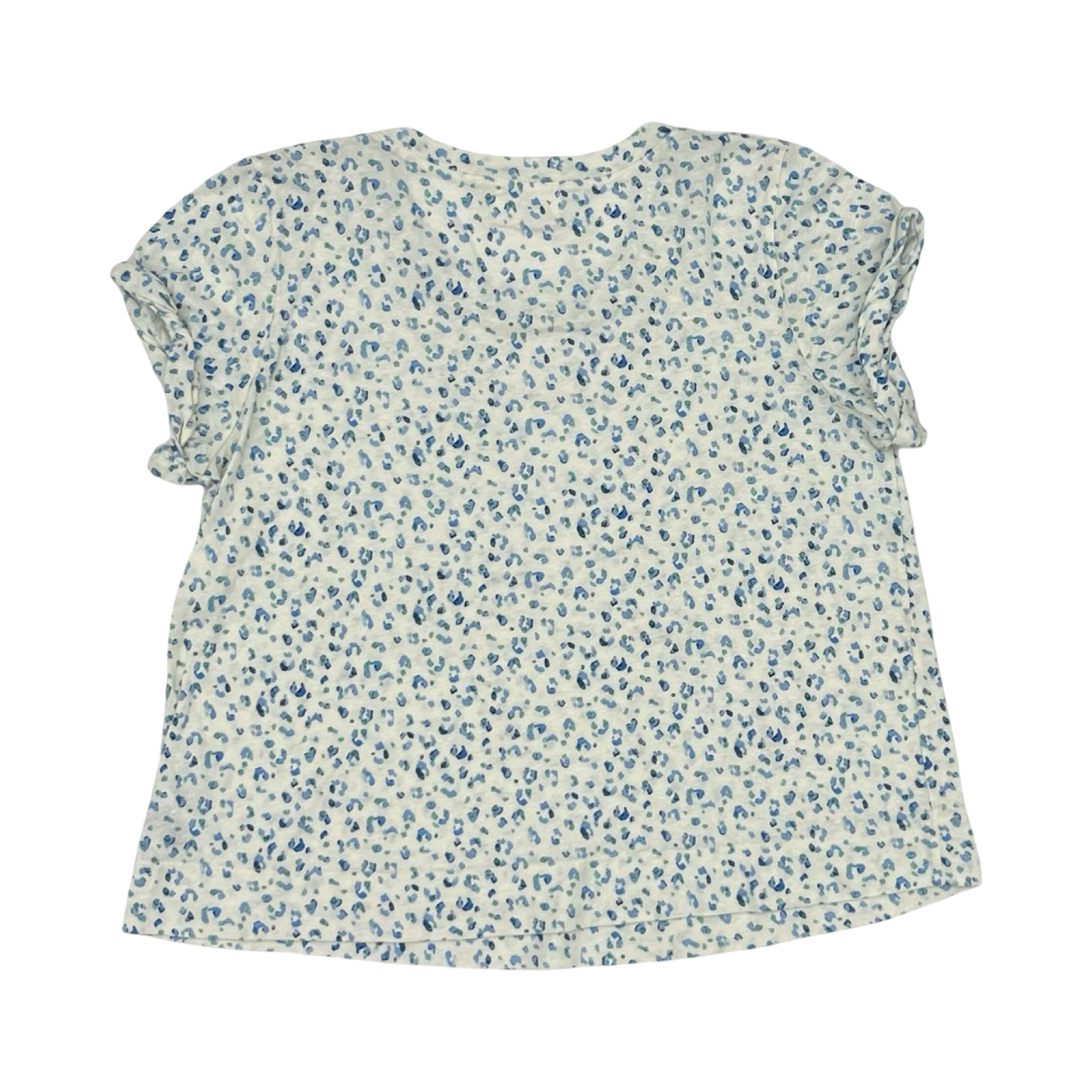 Top Ss By T.La In Blue & Cream, Size:M