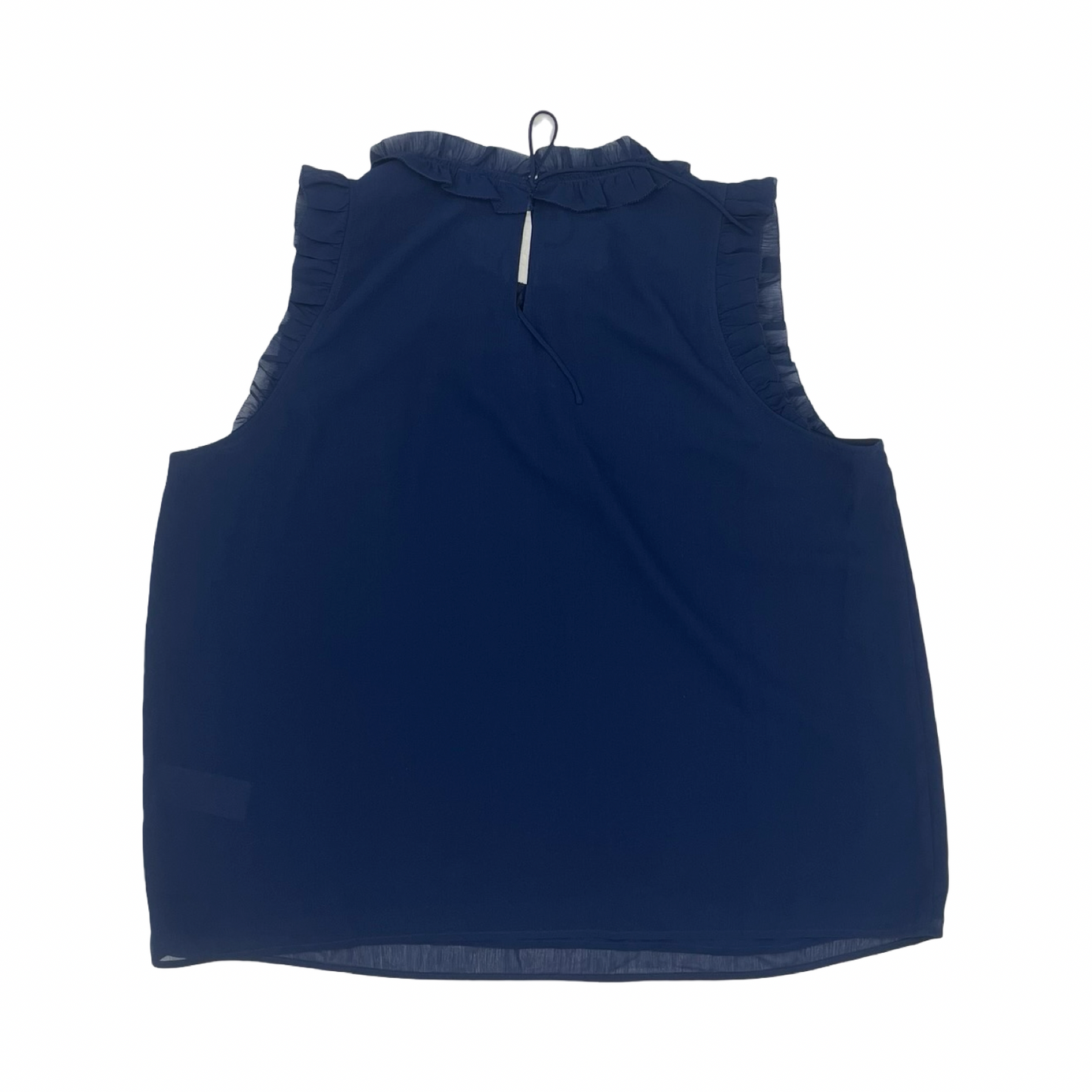 Blouse Sleeveless By J. Crew In Navy, Size:L