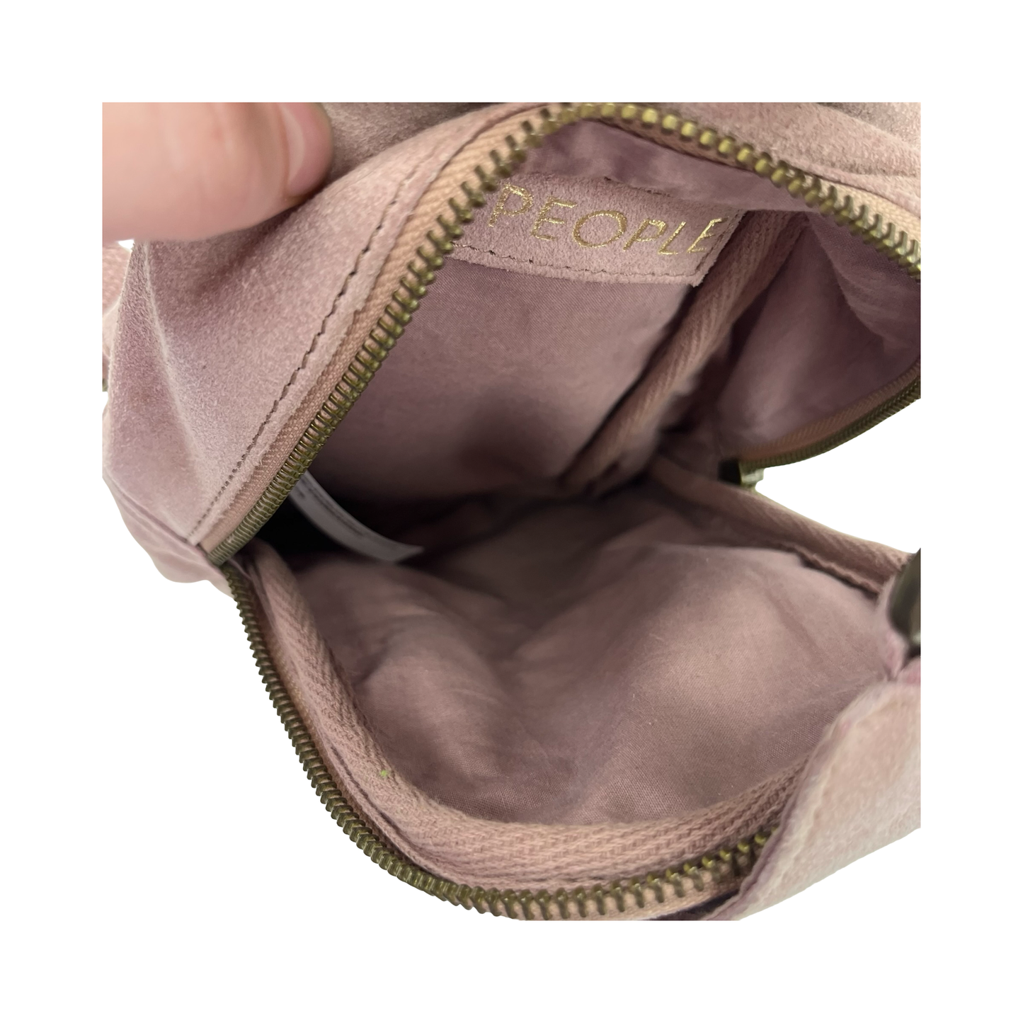 Crossbody Leather By Free People In Pink, Size:Medium