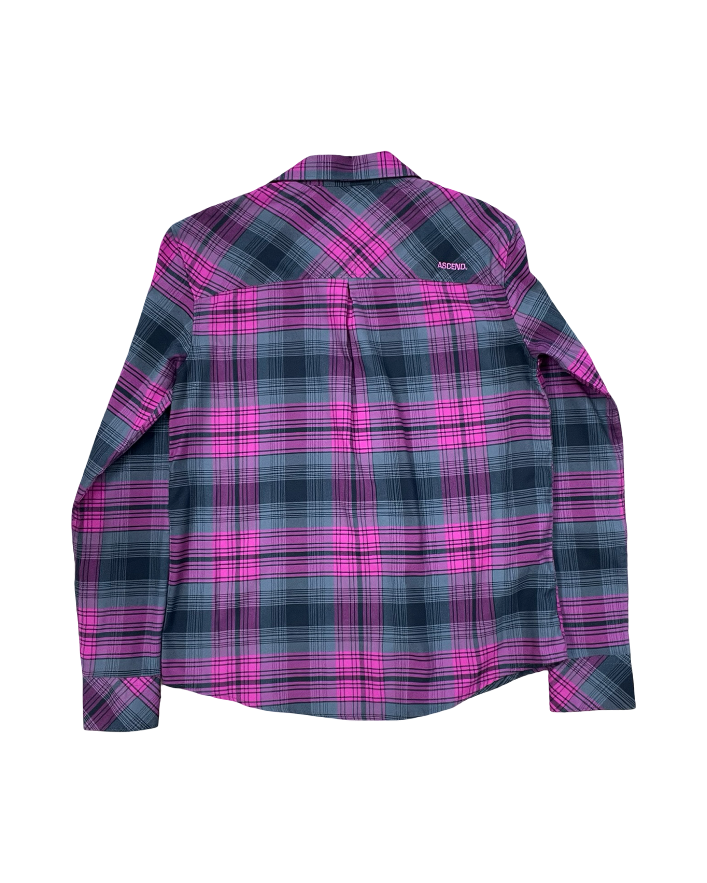 Blouse Ls By Clothes Mentor In Grey & Purple, Size:S