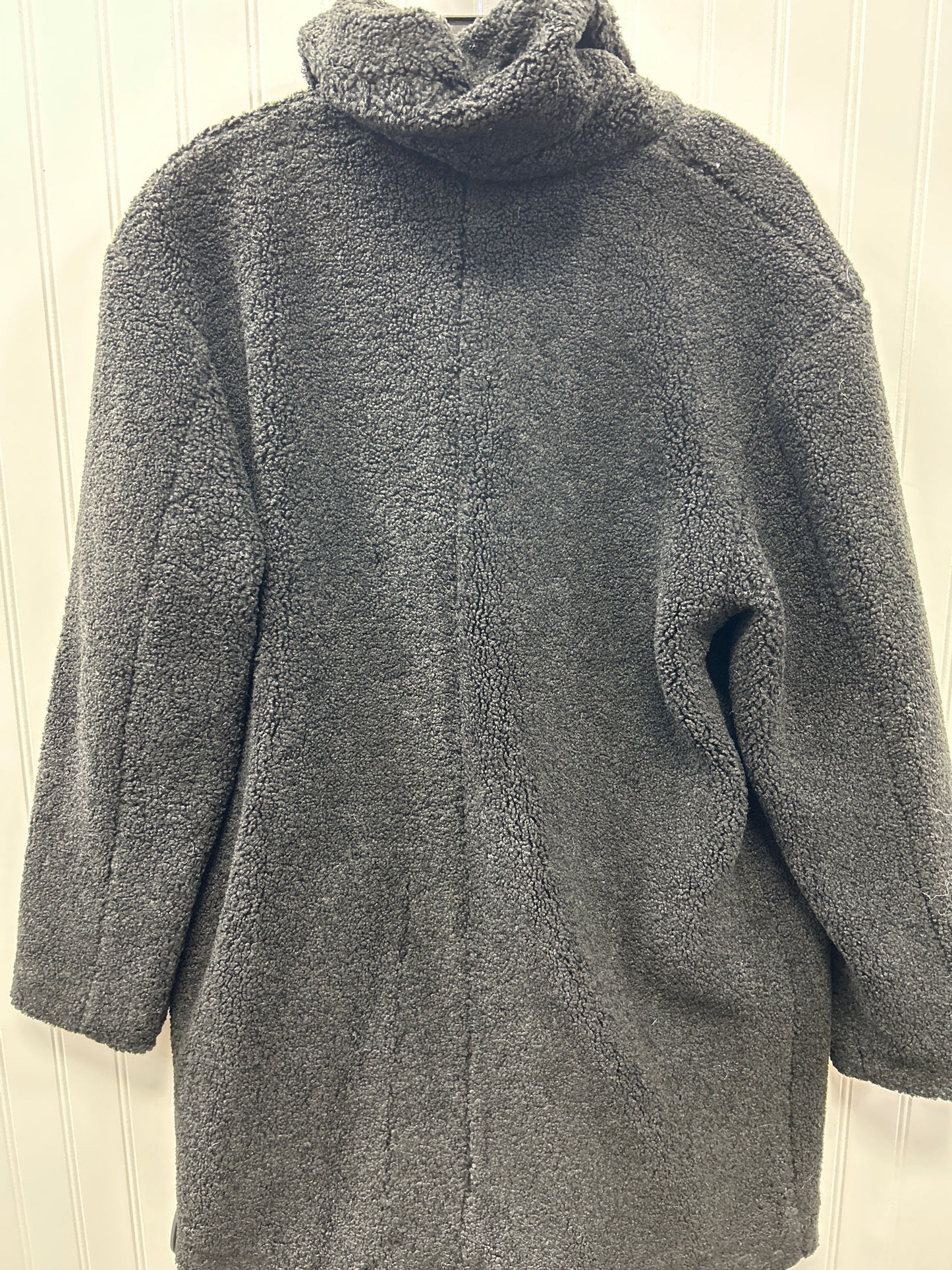 Coat Peacoat By Lucky Brand In Black, Size:L