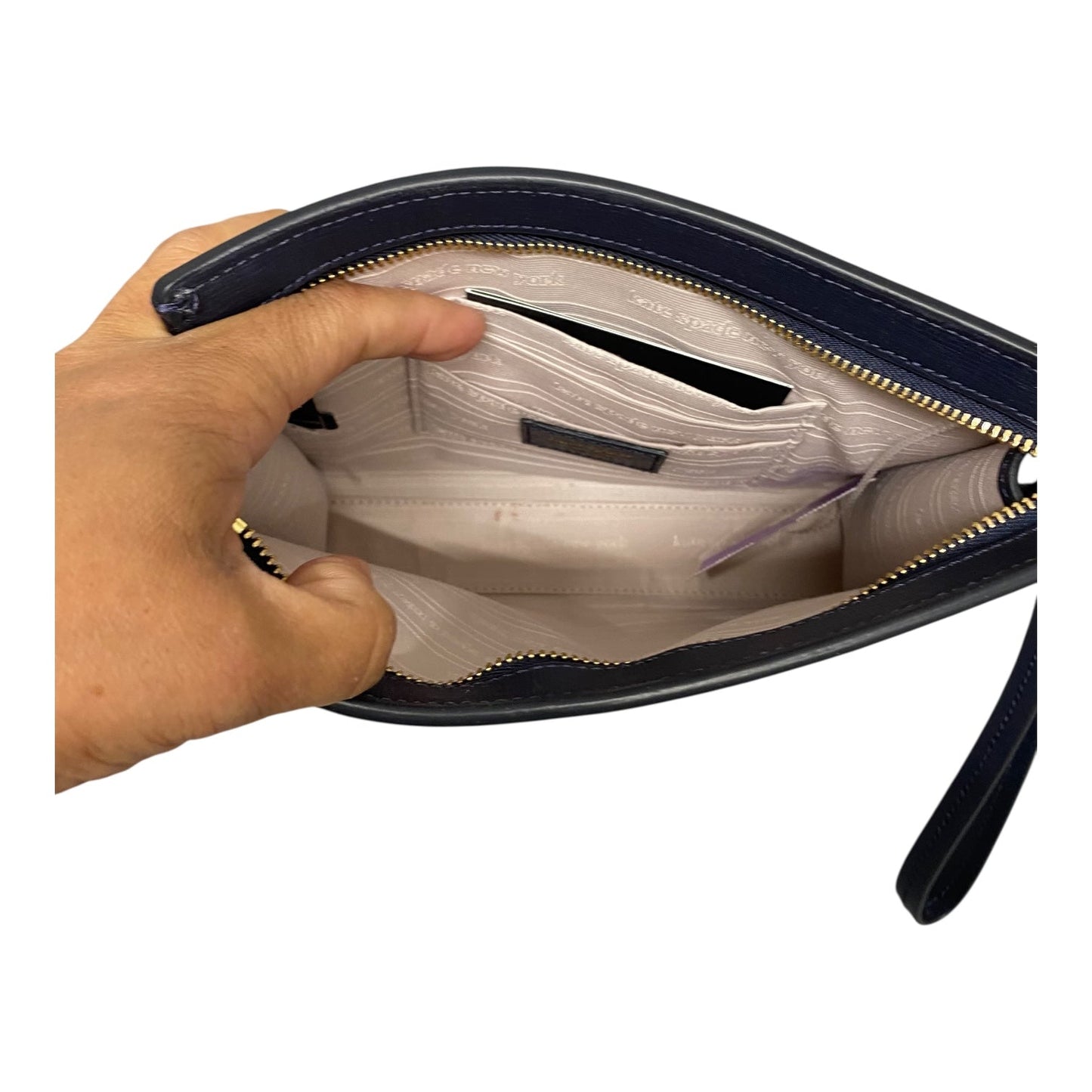 Wristlet Designer By Kate Spade In Blue, Size:Medium