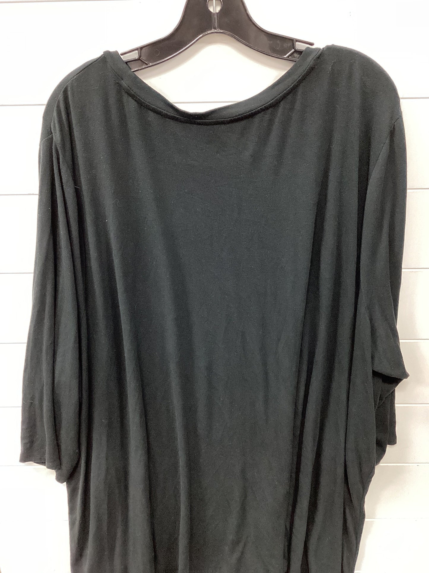 Top Ss By Jessica London In Black, Size:4X