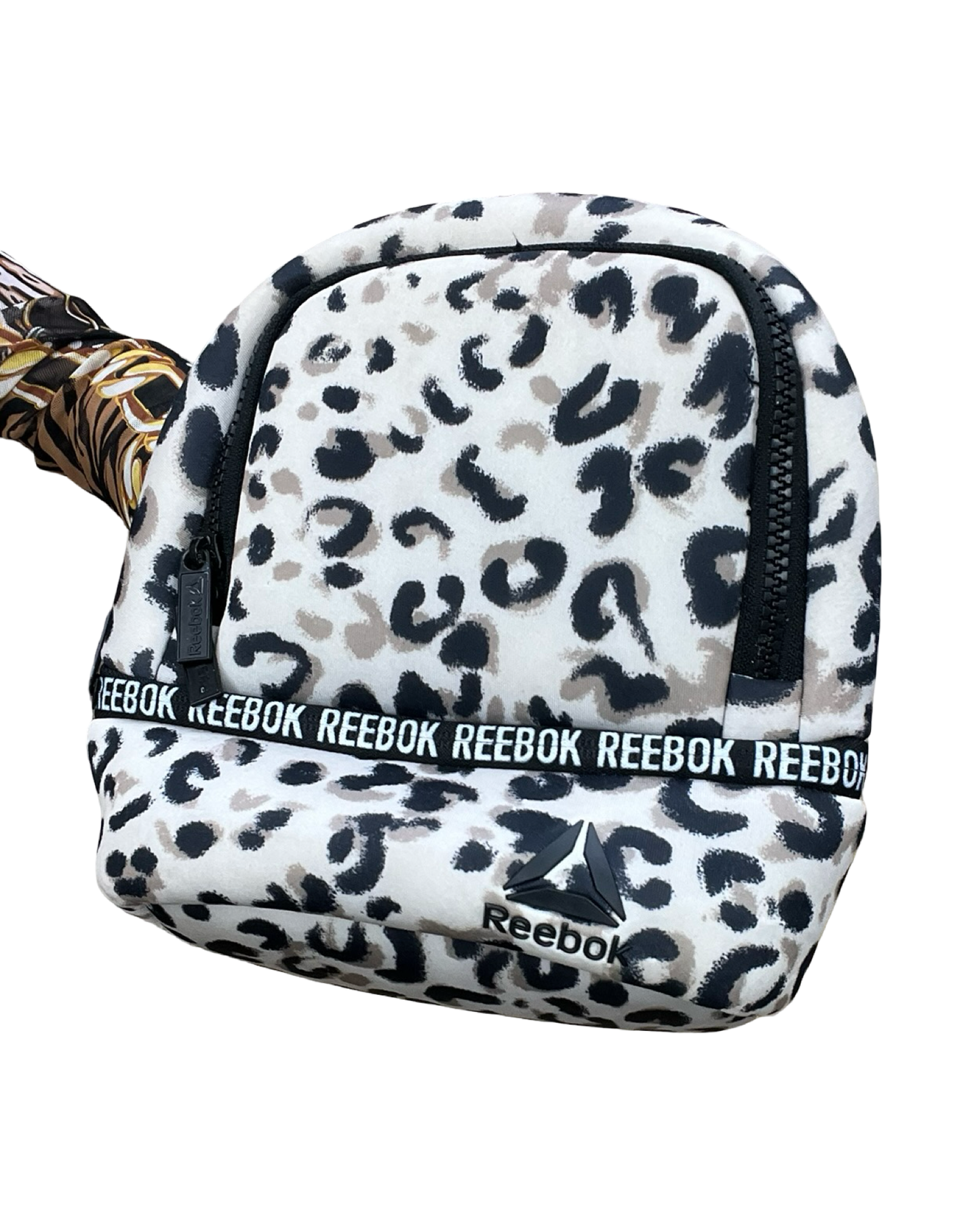 Backpack By Reebok In Leopard Print, Size:Small