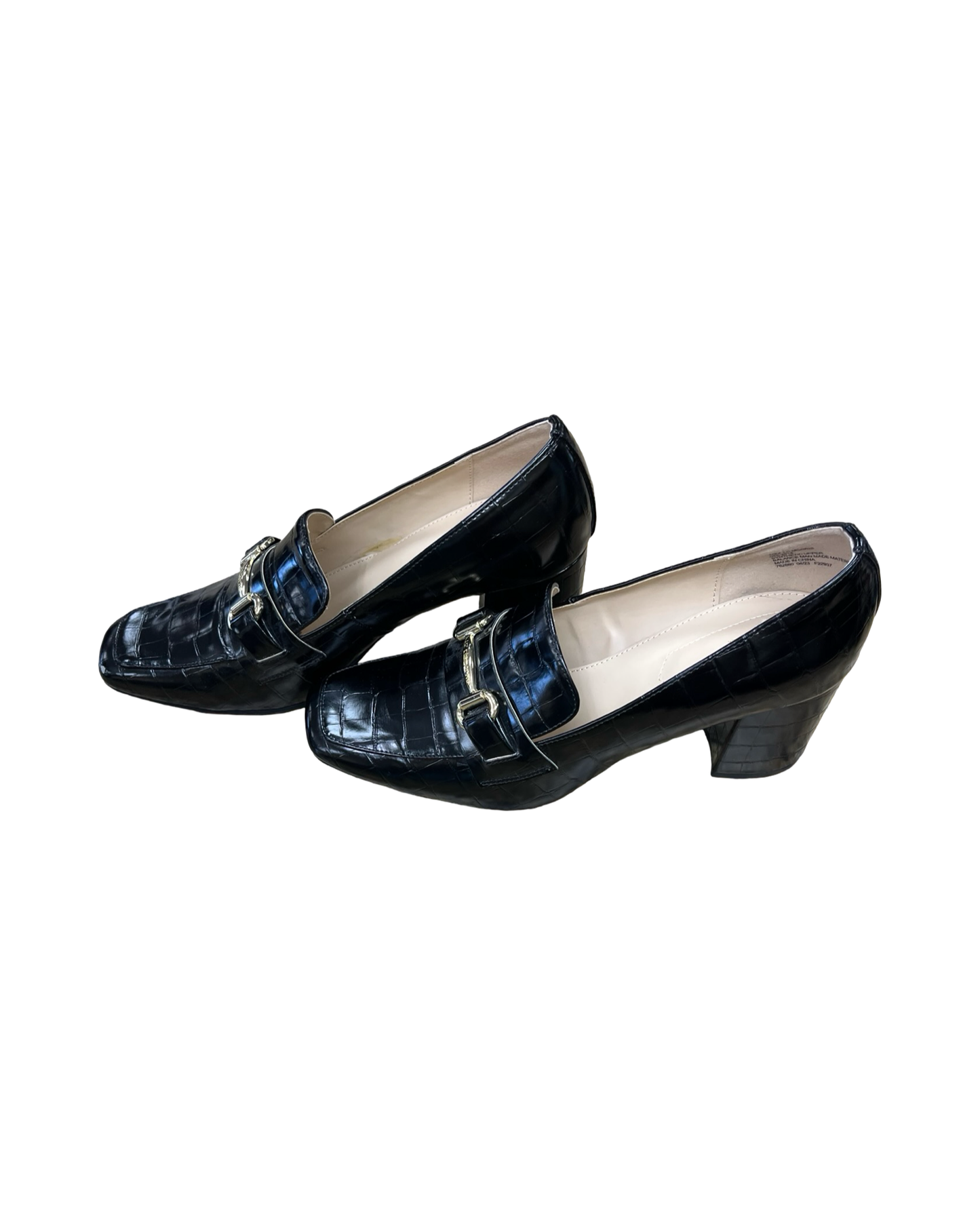 Shoes Heels Block By Liz Claiborne In Black, Size:10