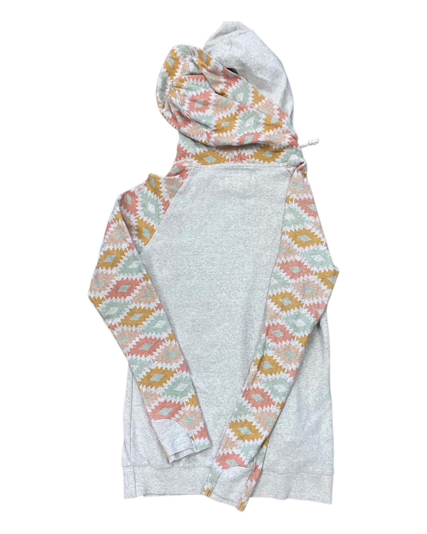 Sweatshirt Hoodie By Clothes Mentor In Grey, Size:M