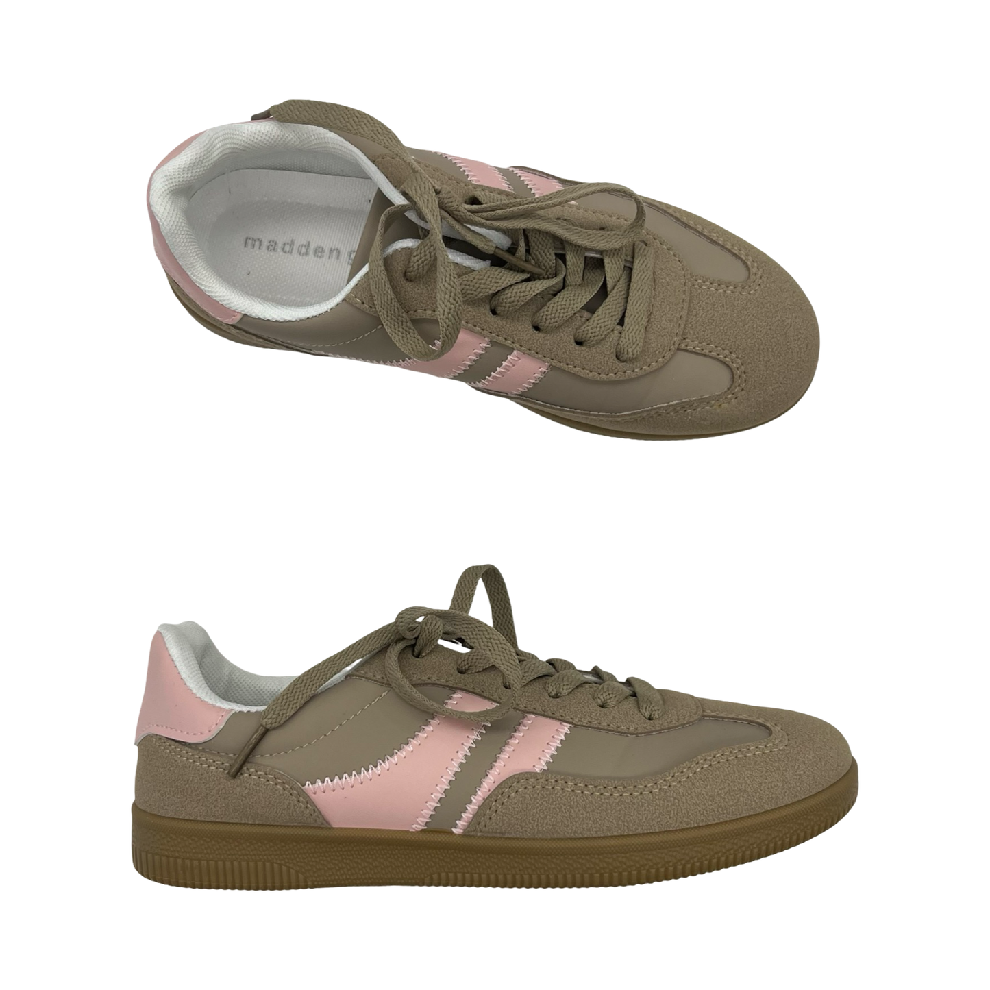 Shoes Sneakers By Madden Girl In Pink & Tan, Size:7