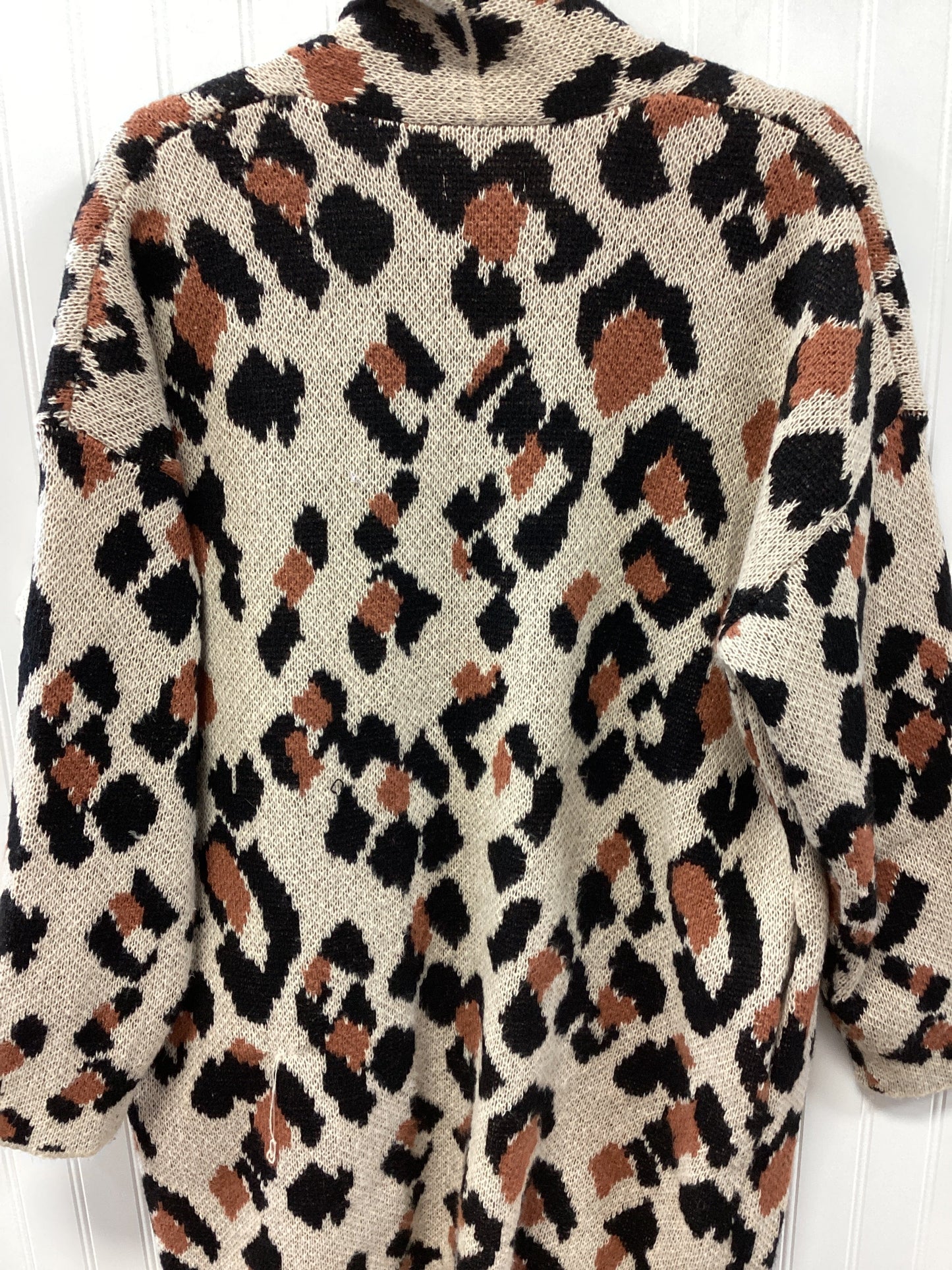 Sweater Cardigan By Knox Rose In Tan, Size:S