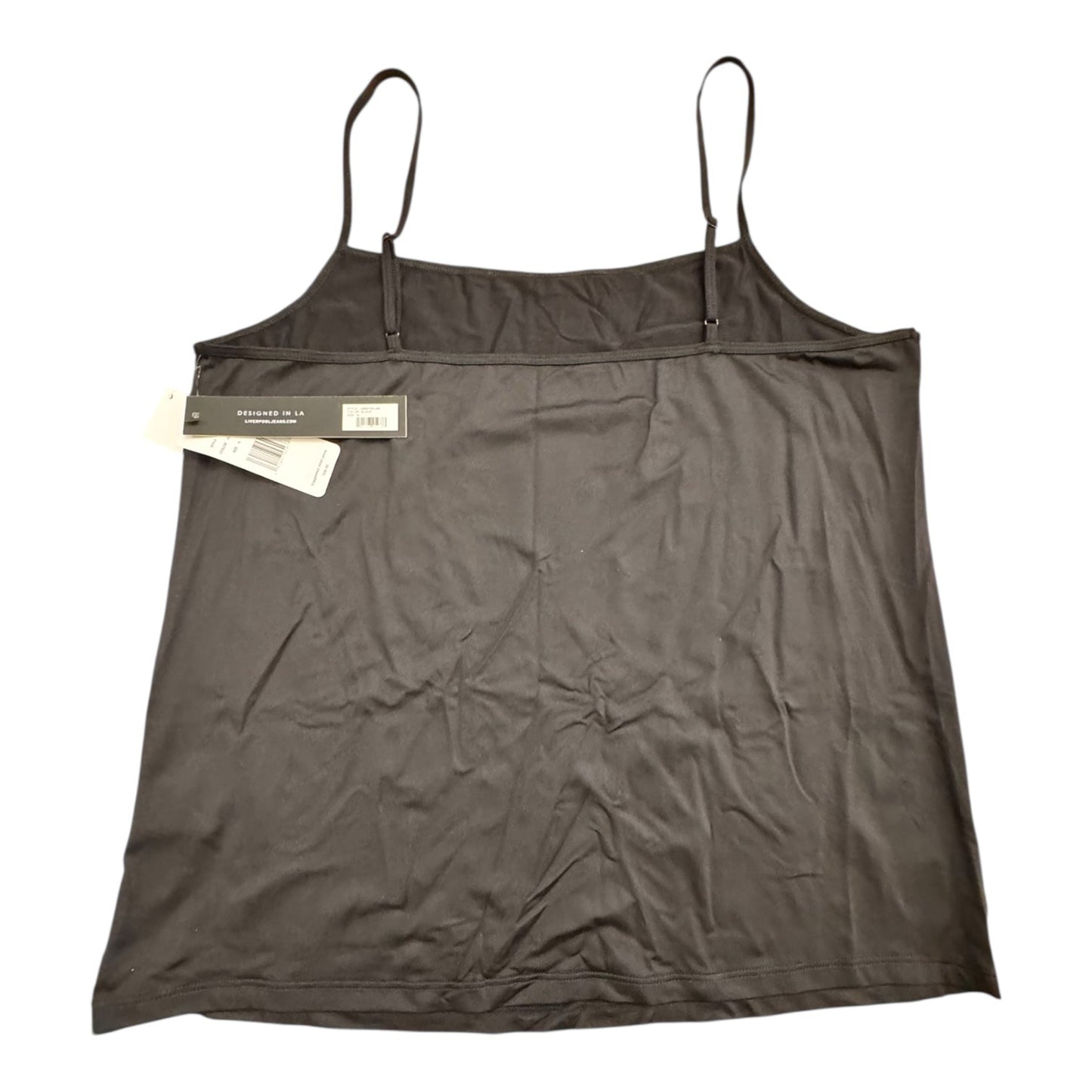 Top Sleeveless Basic By Liverpool In Black, Size:Xl