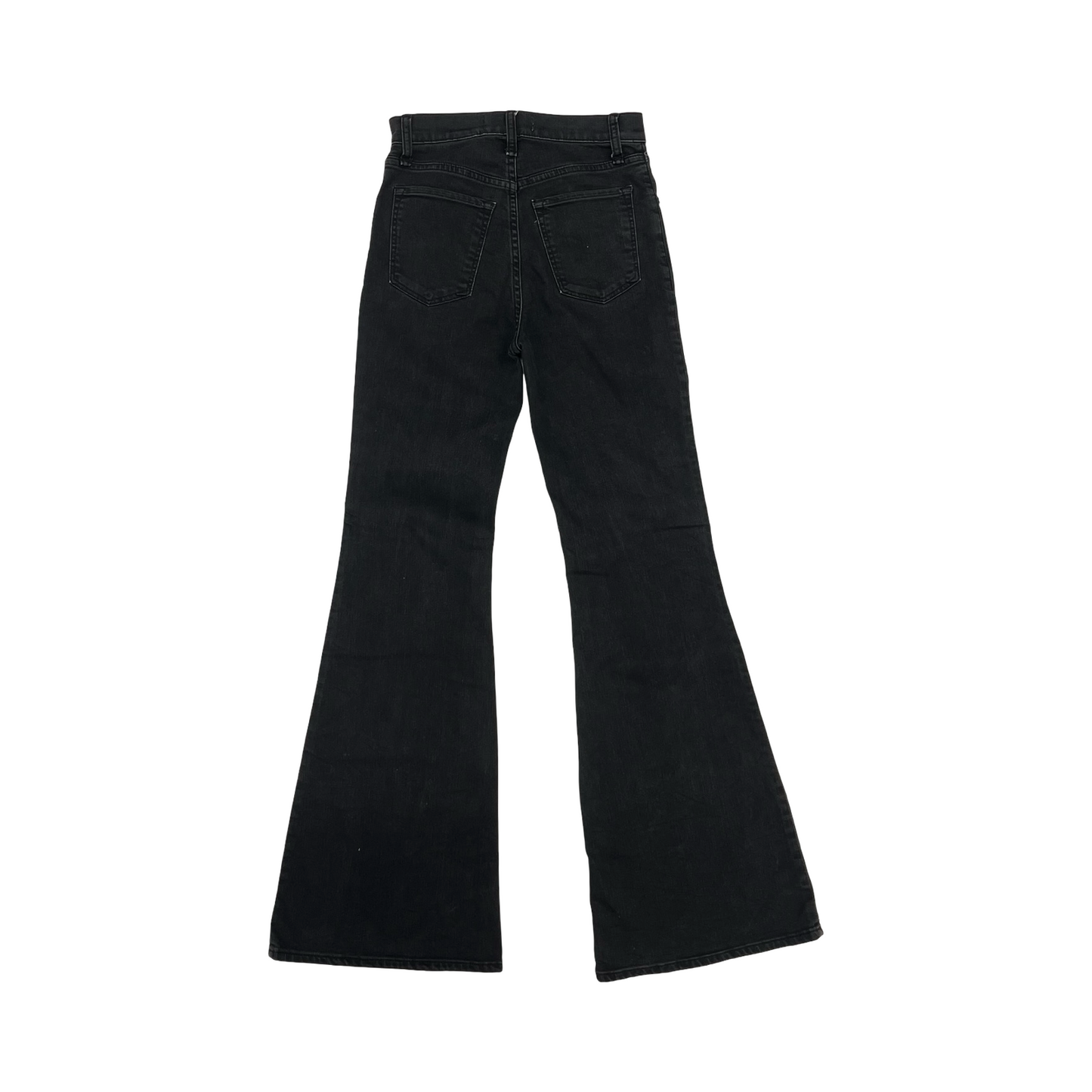 Jeans Flared By Abercrombie And Fitch In Black Denim, Size:2