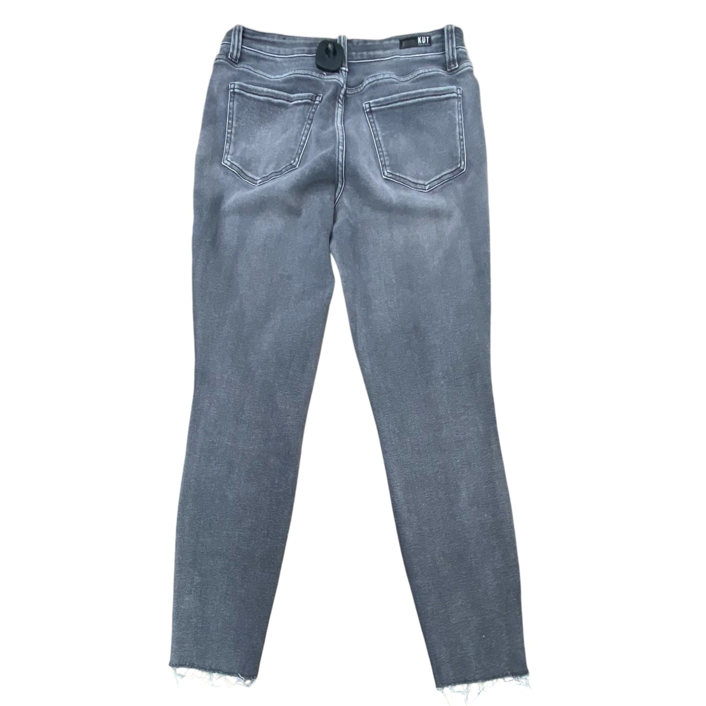 Jeans Skinny By Kut In Grey Denim, Size:12