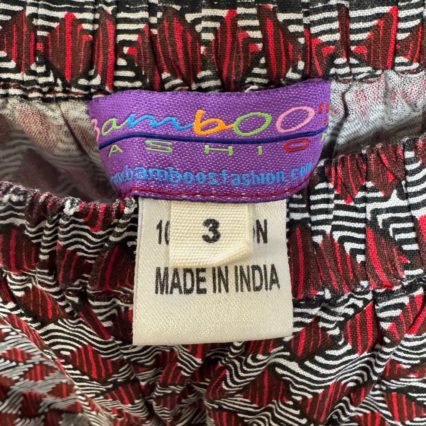 Dress Casual Short By Bamboos Fashion In Geometric Pattern, Size: M
