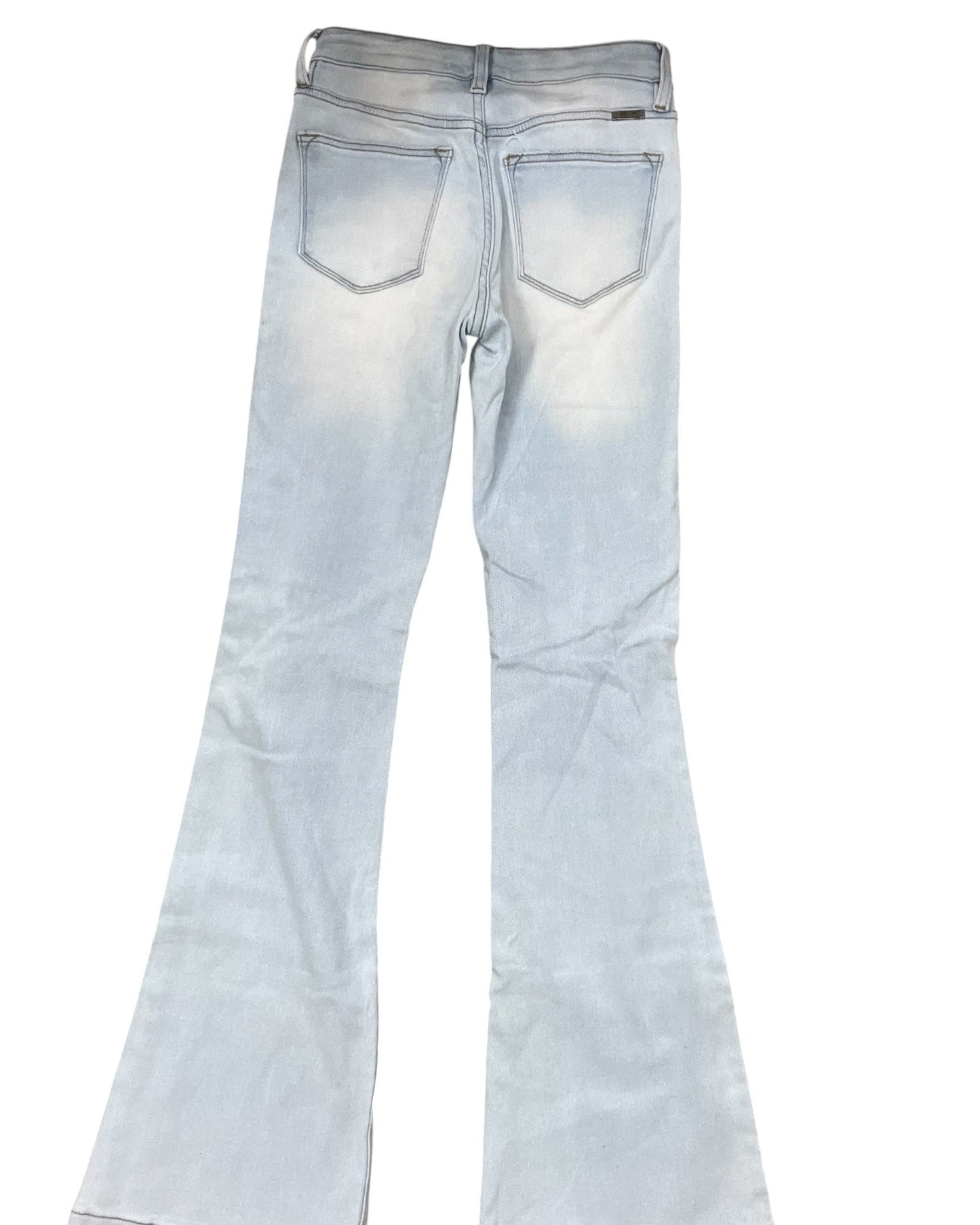 Jeans Flared By Kancan In Blue Denim, Size:2