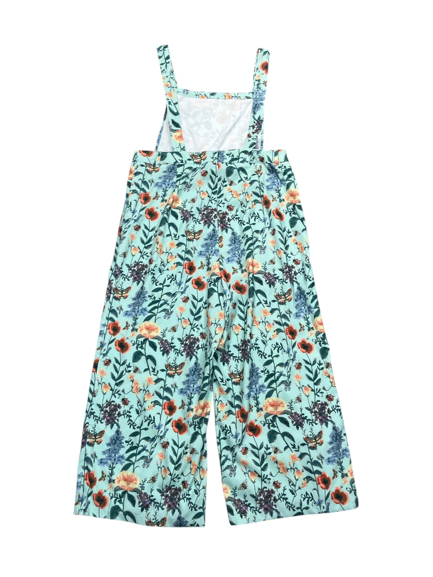 Overalls By Cider In Floral Print, Size:1X