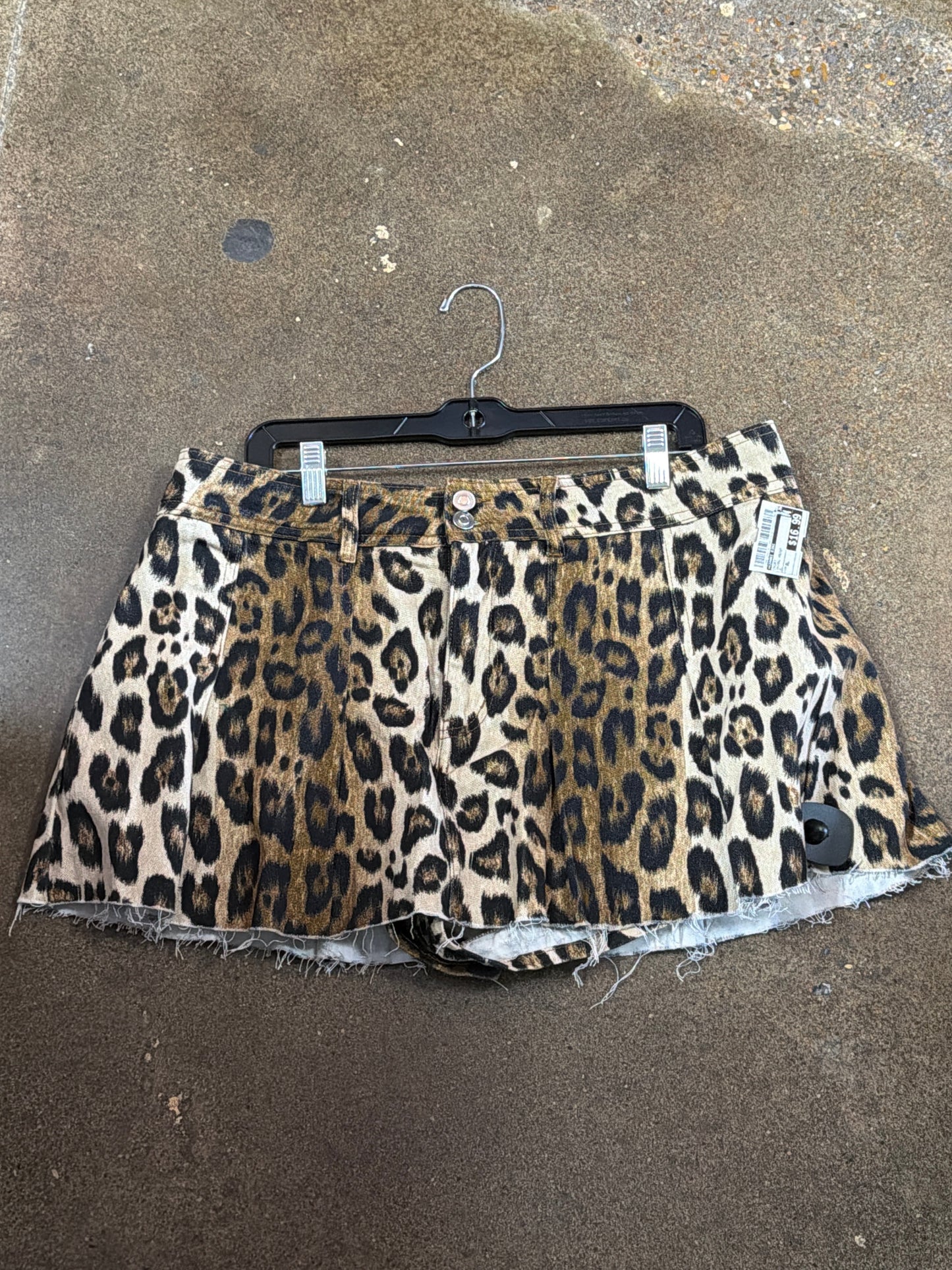 Skort By Gianni Bini In Animal Print, Size:Xl