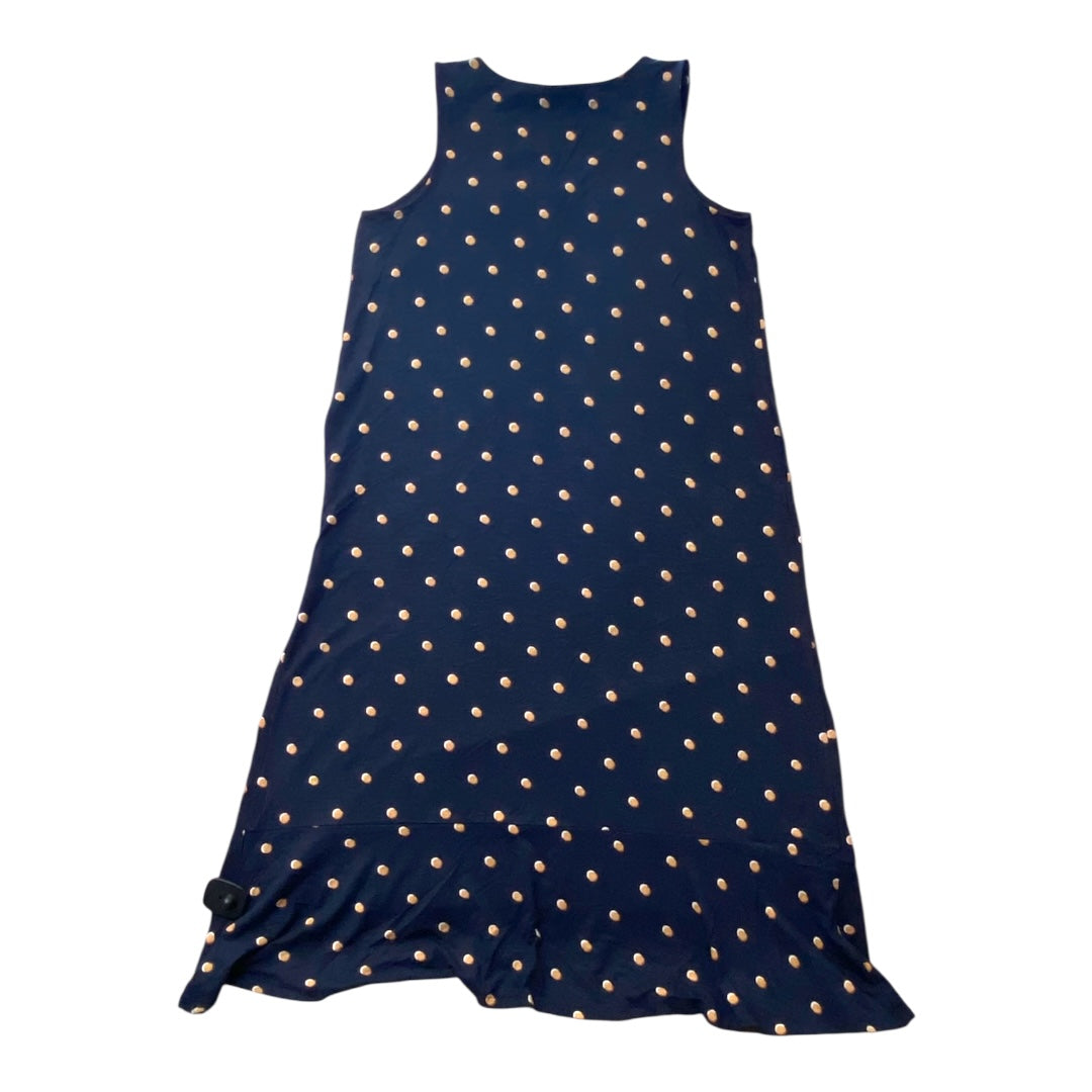 Dress Casual Maxi By J. Jill In Polkadot Pattern, Size:S