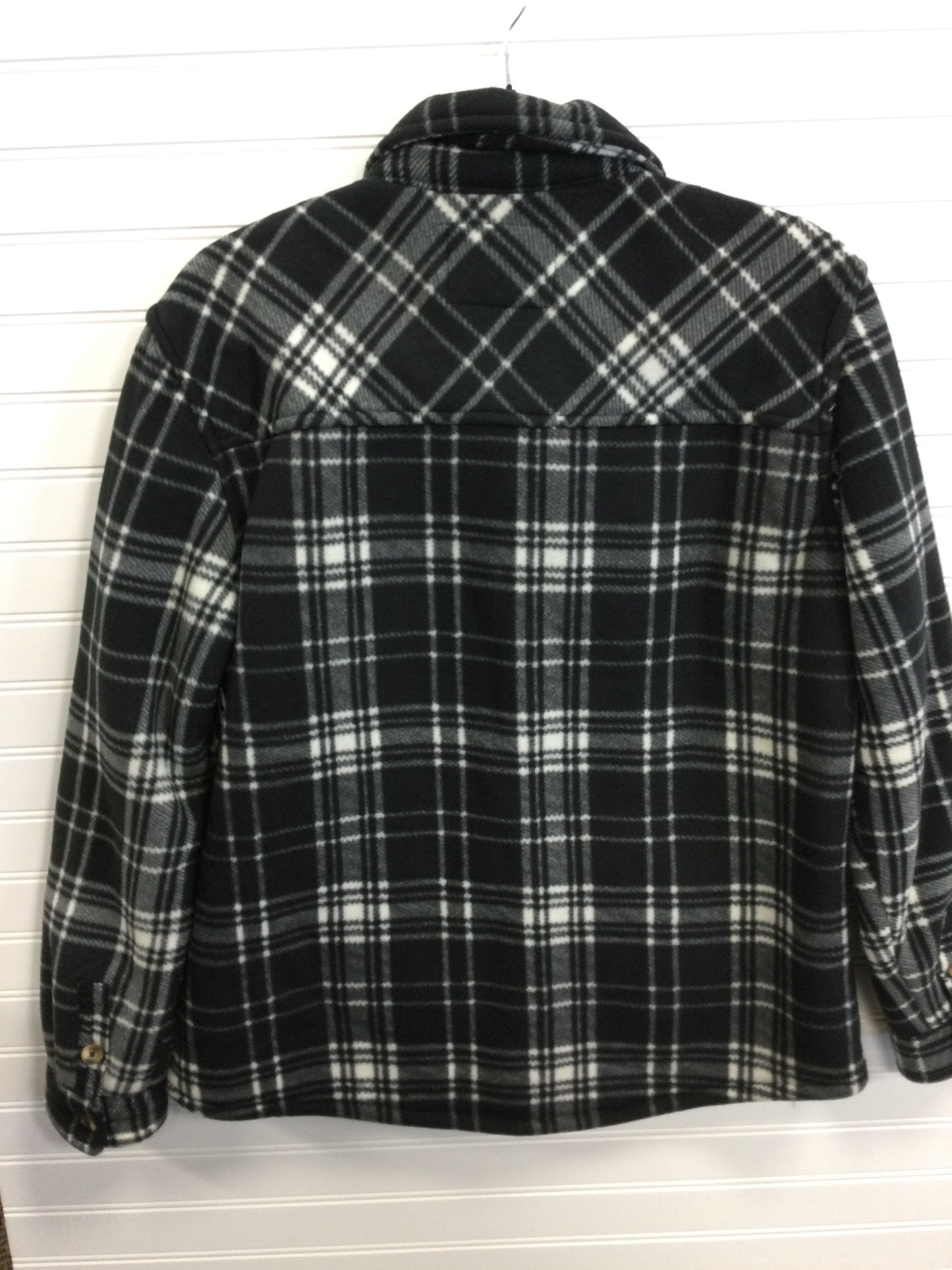 Jacket Fleece By Sage In Black, Size:L