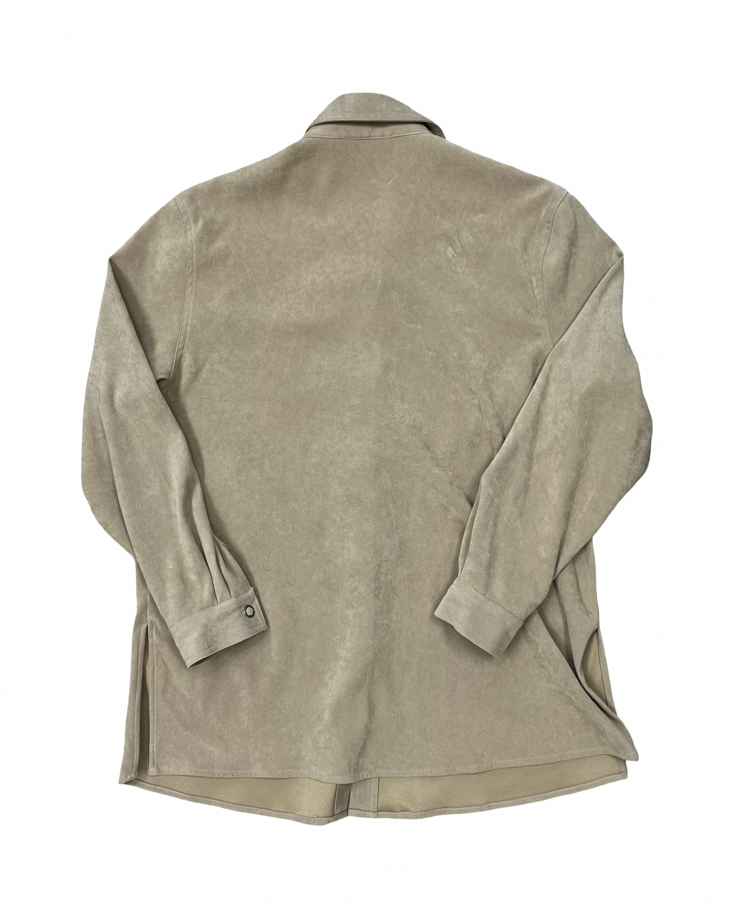 Blouse Ls By Clothes Mentor In Tan, Size:L