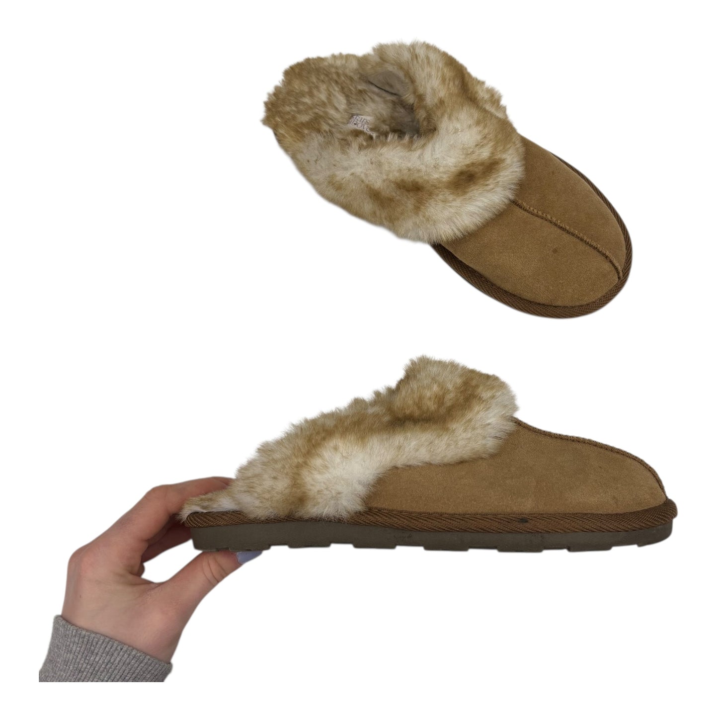 Slippers By Stars Above In Brown, Size:6