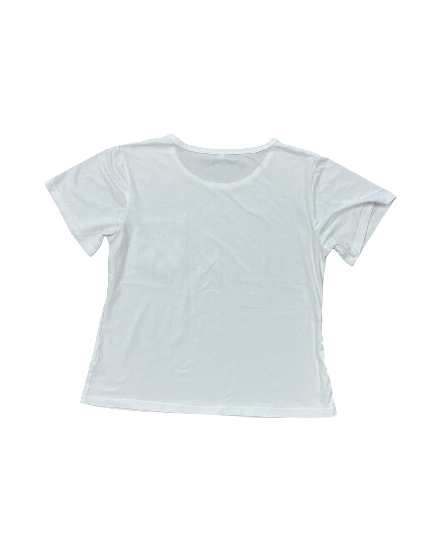 Top Ss Basic By Clothes Mentor In White, Size:S
