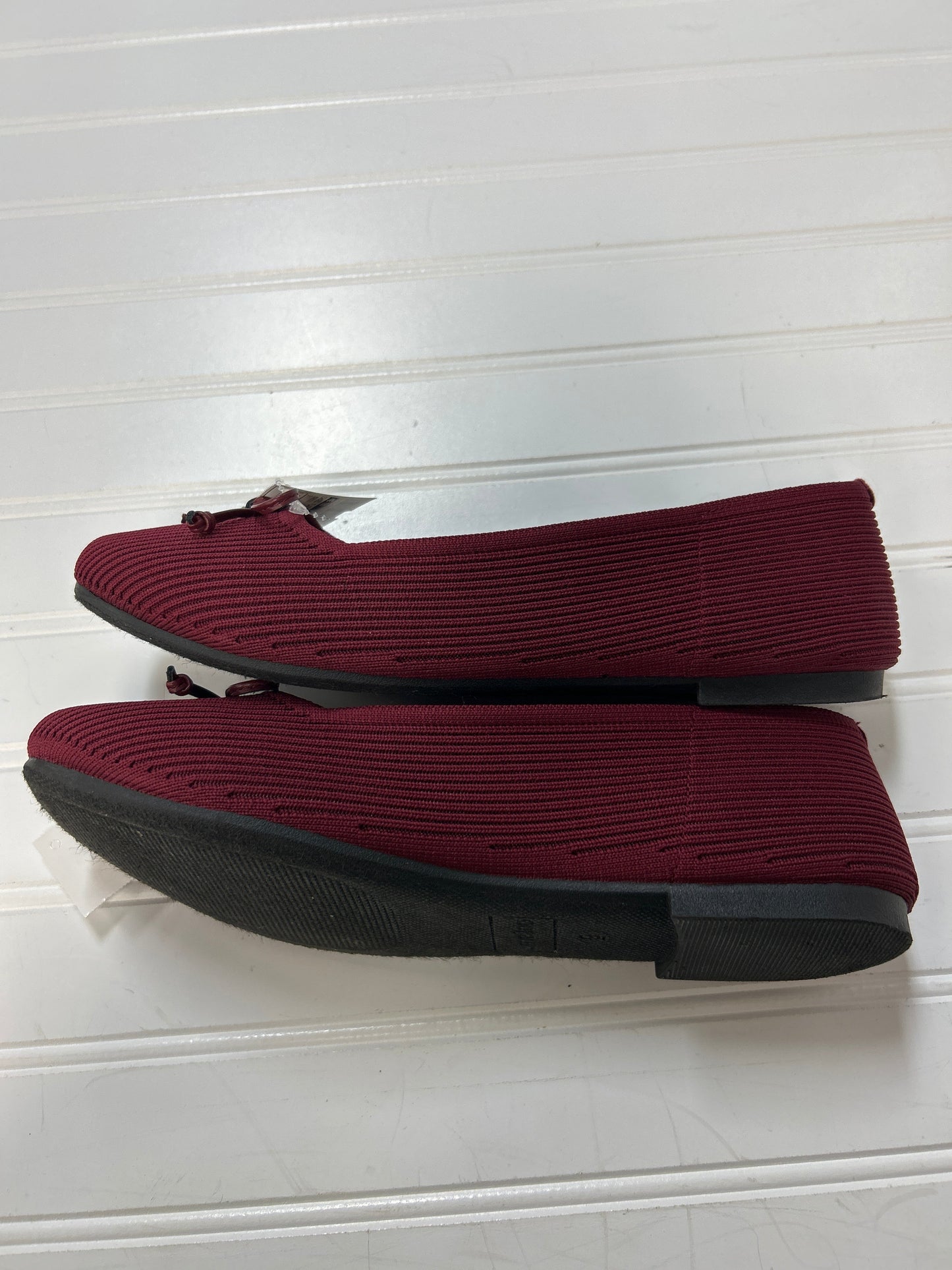 Shoes Flats By Me Too In Maroon, Size:9