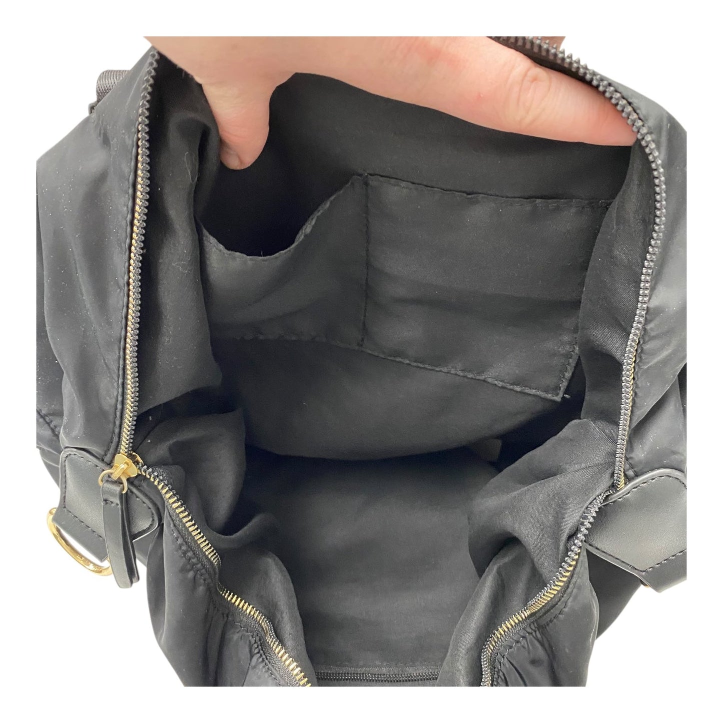 Handbag By Adrienne Vittadini In Black, Size:Medium